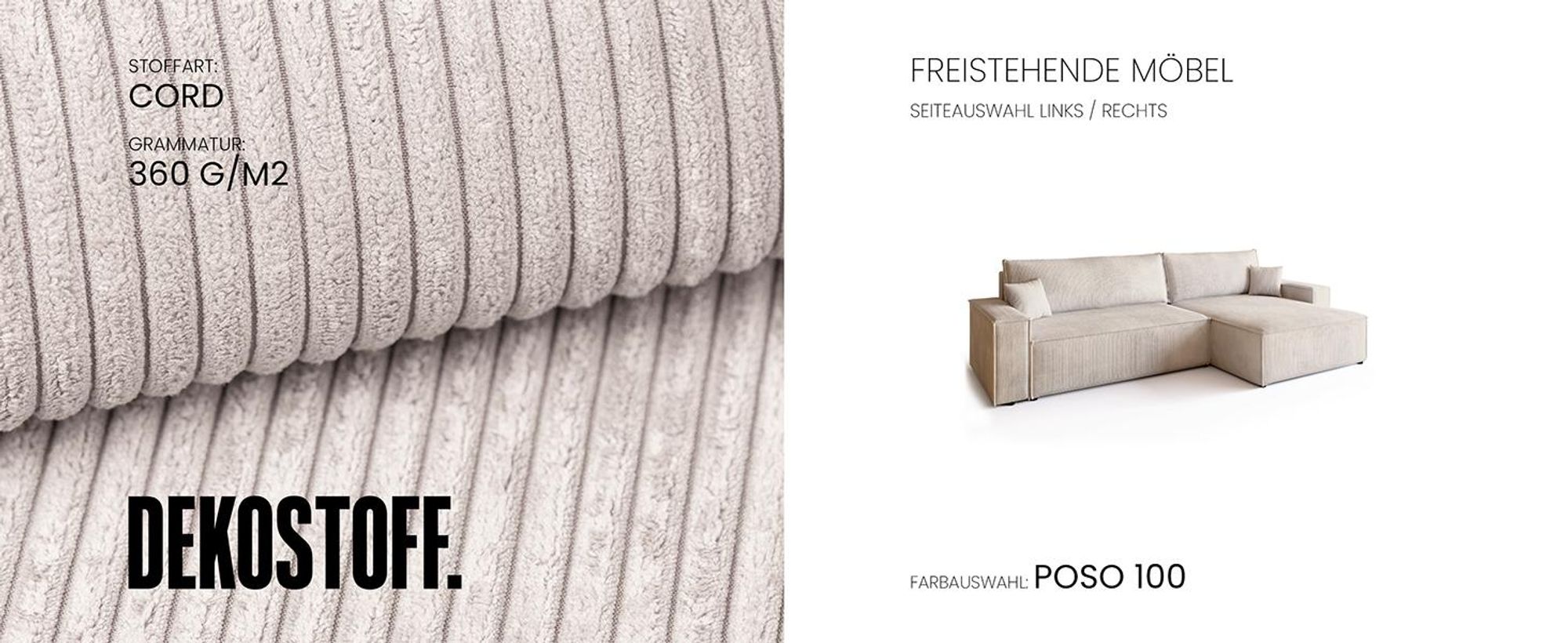 BroMARKT Ecksofa ADI XL Schlaffunktion Bettkasten L-Form 125x230 cm Puderrosa