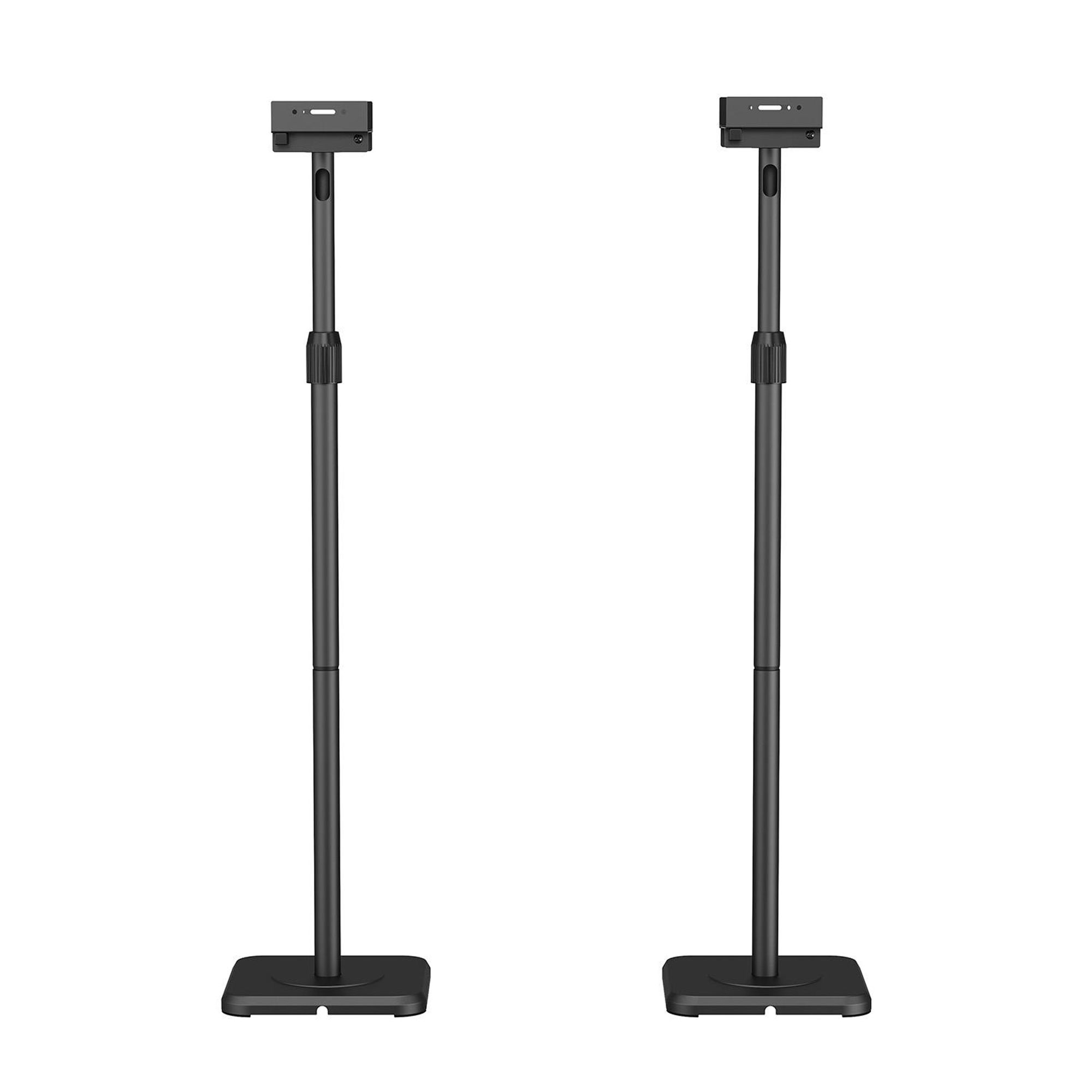 Set mit Maclean-Standfüßen für Lautsprecher universell einsetzbar vertikale und horizontale Verstellung +10° bis -10° max. 5 kg, MC-916