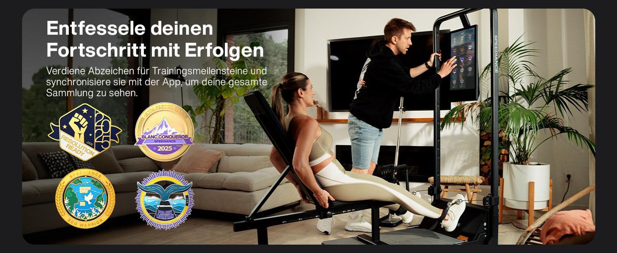 Speediance Home Gym, Smarte KI-gesteuerte Multi-Funktionale Smith-Maschine für Ganzkörper-Krafttraining, All-in-One Fitnessgerät