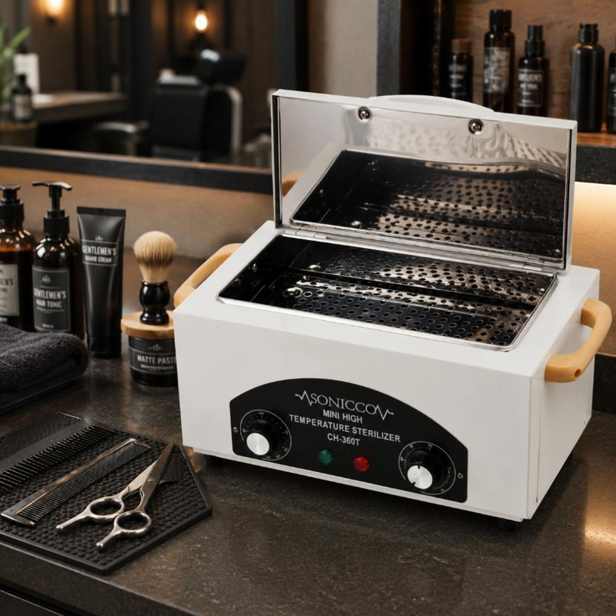 Sterilizzatore ad aria calda da 300W per la disinfezione degli strumenti a 220°C con timer