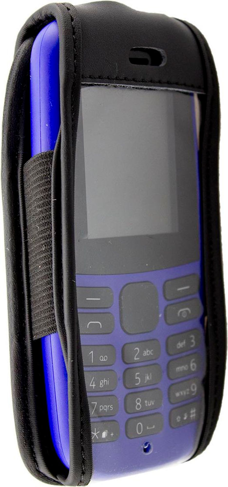 caseroxx Ledertasche mit Gürtelclip kompatibel mit Nokia 105 (2019) 4th Edition aus Echtleder, Tasche mit Gürtelclip und Sichtfenster  Bild 3