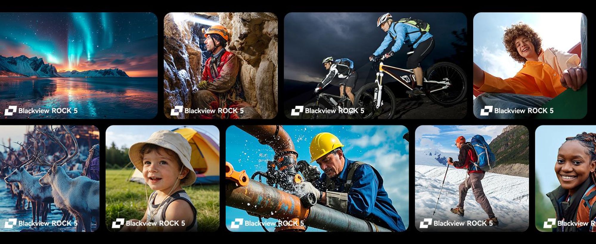 Blackview ROCK 5 Outdoor Smartphone Ohne Vertrag, 48+256GB, Android 16, 20000mAh, 33W, 120Hz, 2.4K, NFC, 108MP+50MP+20MP, 348LM, IP69K&IP68