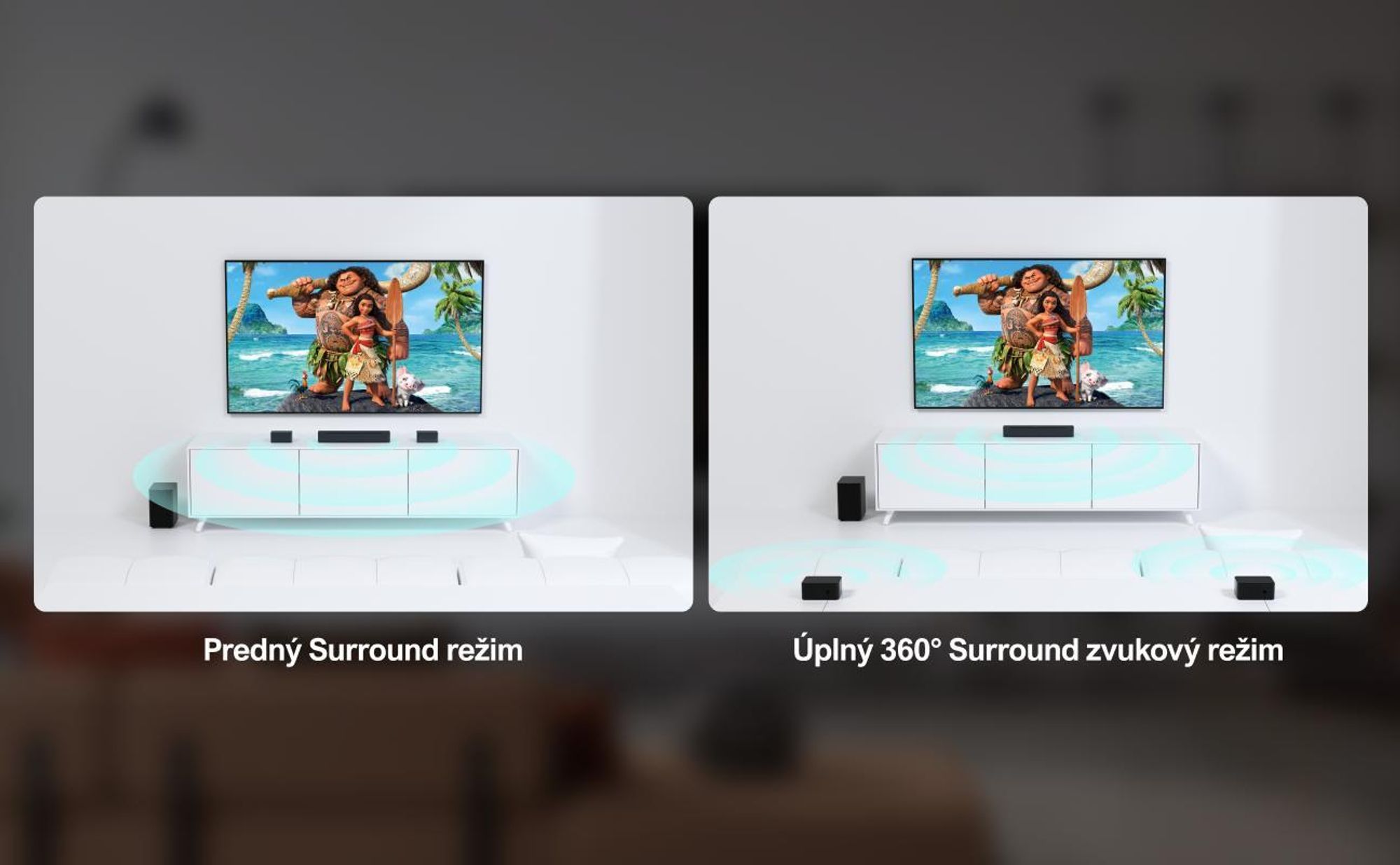 ULTIMEA 5.1 Dolby Atmos Soundbar, 3D priestorový zvukový systém Soundbar pre TV prijímače, TV reproduktory pre domáce kino s nastaviteľnými basmi