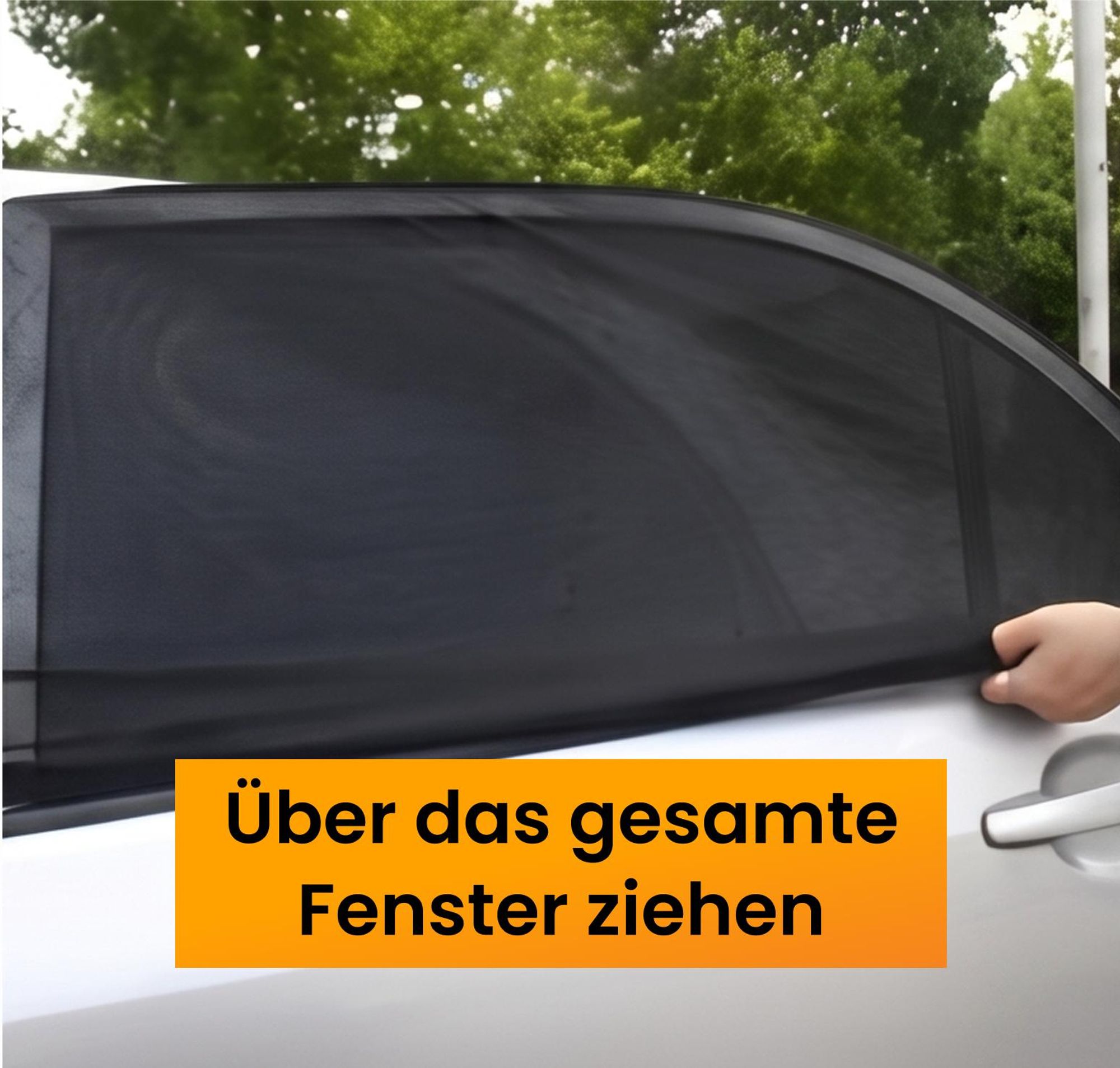 R2B Sonnenschutz Auto, 2 Stück Sonnenschutz Auto Baby, Sonnenschutz Auto hinten, Sonnenschutz Auto Kinder, Sonnenblende, dehnbar & atmungsaktiv Fenster für Sonnenschutz