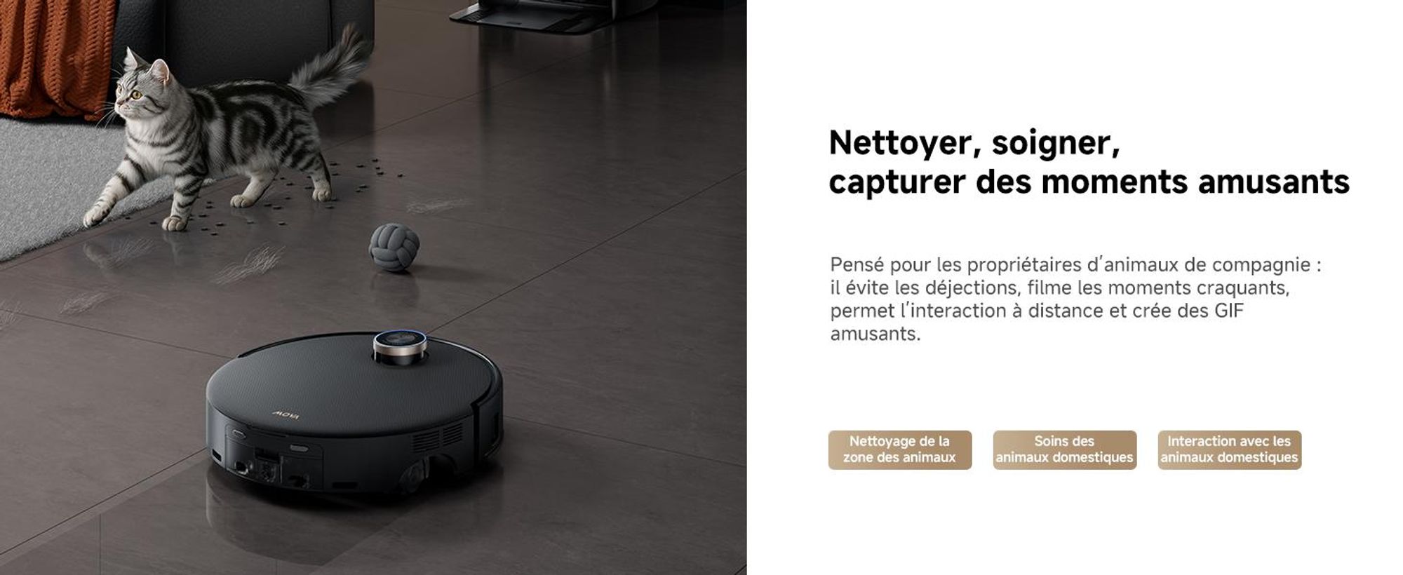 MOVA Z60 Ultra Roller Complete – Robot aspirateur 28 000 Pa avec HydroForce™, DuoSolution™, StepMaster™ 2.0, LiftPro™ et AutoShield™