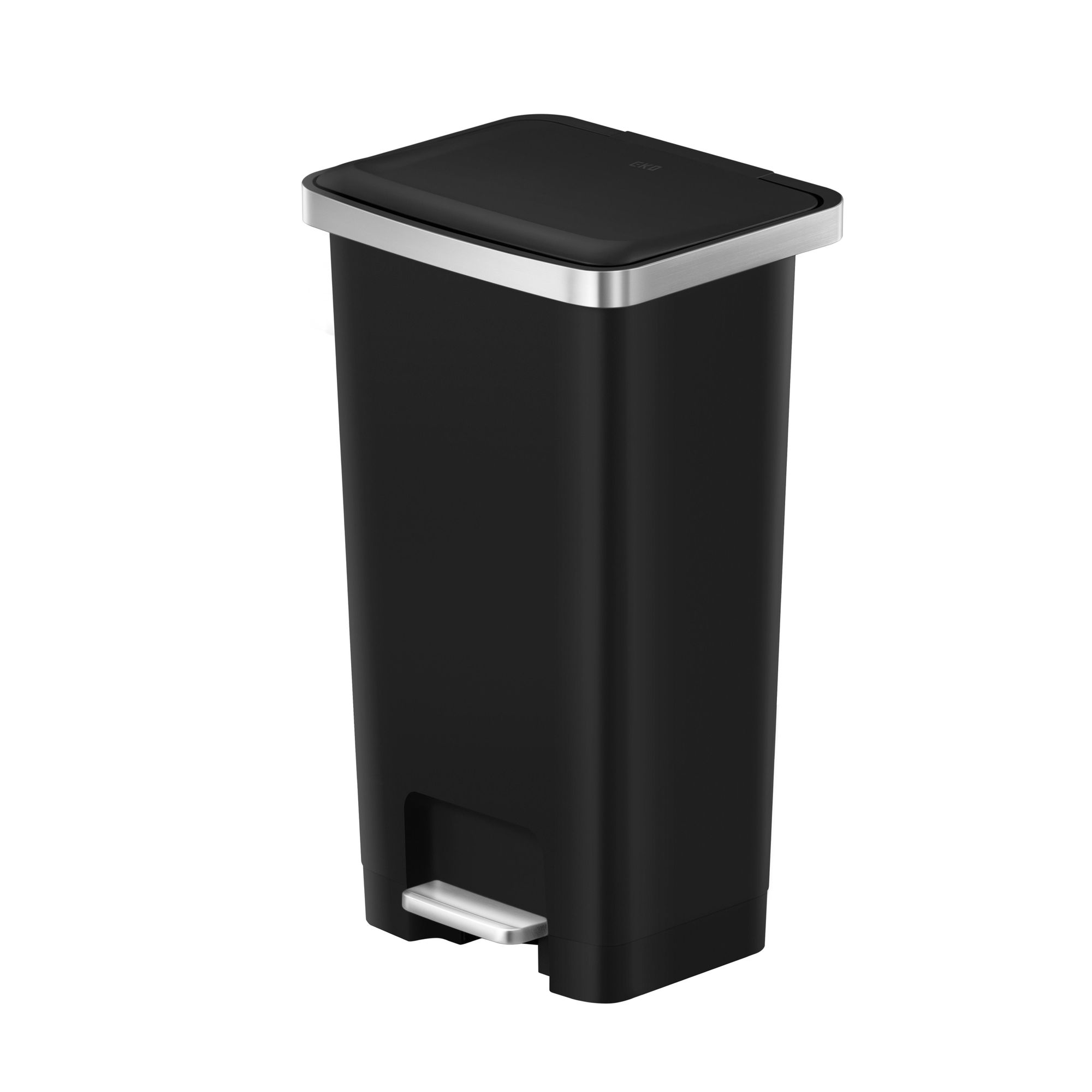 EKO - Hana 2 Treteimer 45 Liter - Plastic - Schwarz