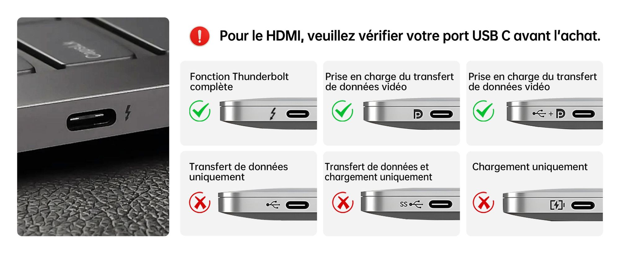 BENFEI Laptop-Ständer & -halterungen Laptop Ständer mit USB C 6in1 Dockingstation