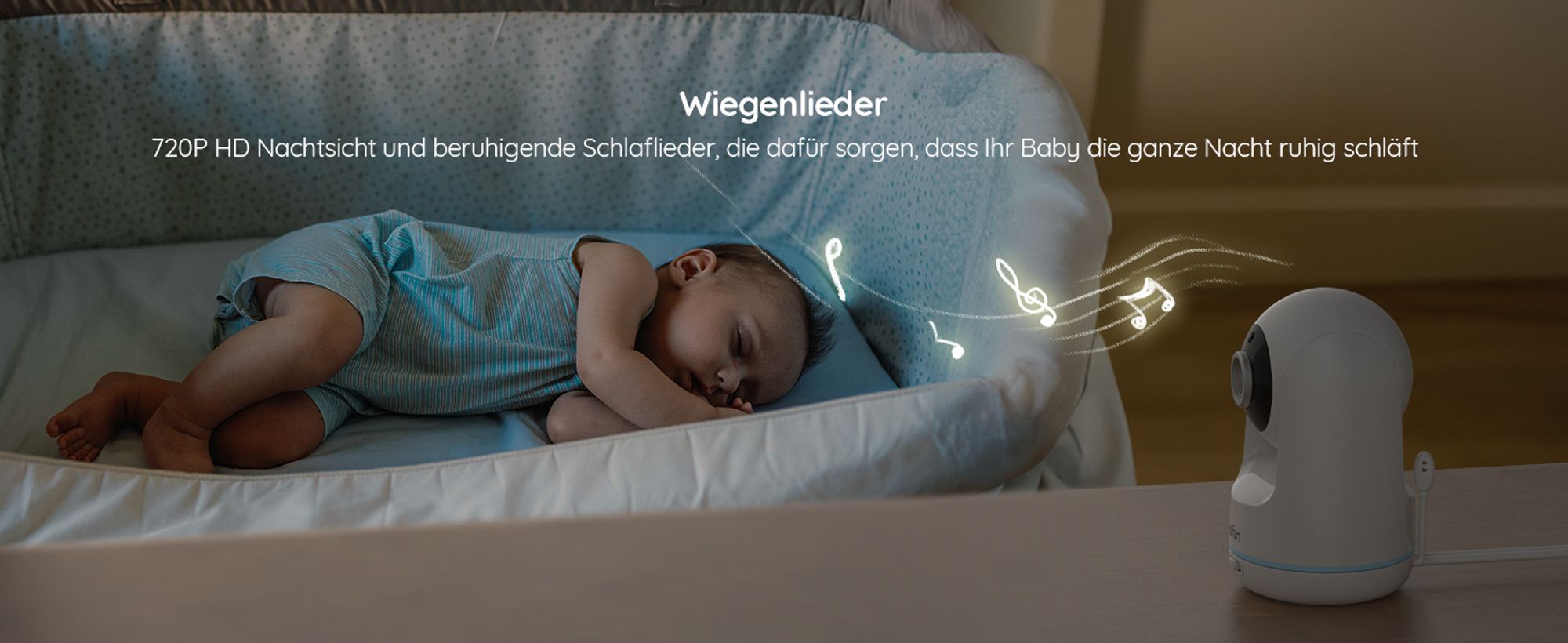 BOIFUN Babyphone mit Kamera ohne WLAN,Automatische Nachtsicht Babyfon , 5 Zoll 720P IPS Bildschirm VOX