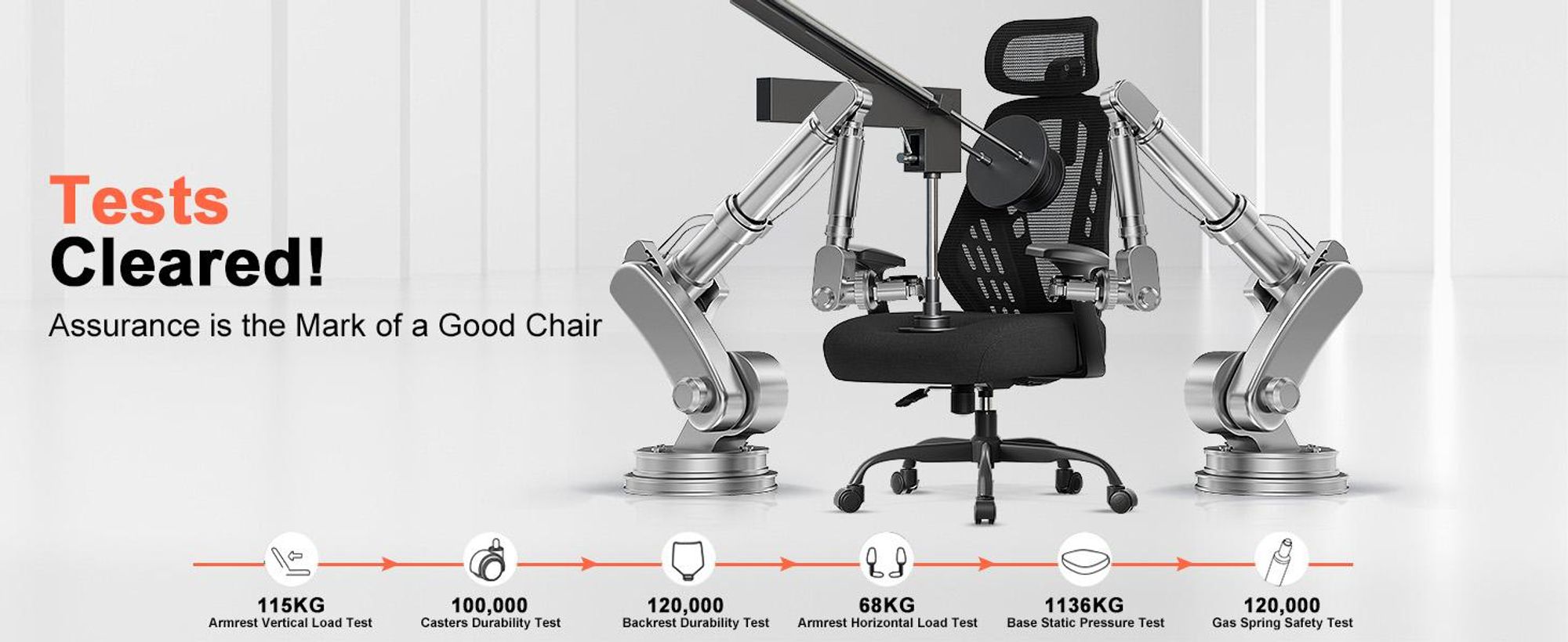 COMHOMA Ergonomická kancelářská židle Kancelářská židle s 3D područkami, opěrkou hlavy, herní židle z prodyšné síťoviny, opěradlo ve tvaru V, houpací funkce