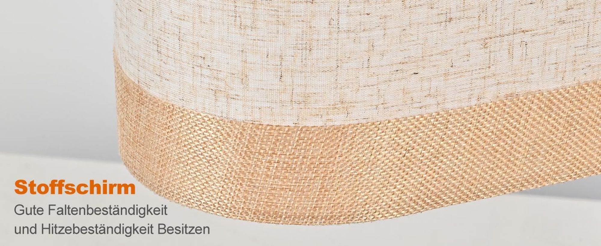 ZMH lampada da terra con interruttore a pedale lampada da terra soggiorno lampada da terra paralume in tessuto bianco lampada da terra camera da letto lampada da terra retrò E27 lampada da lettura per divano