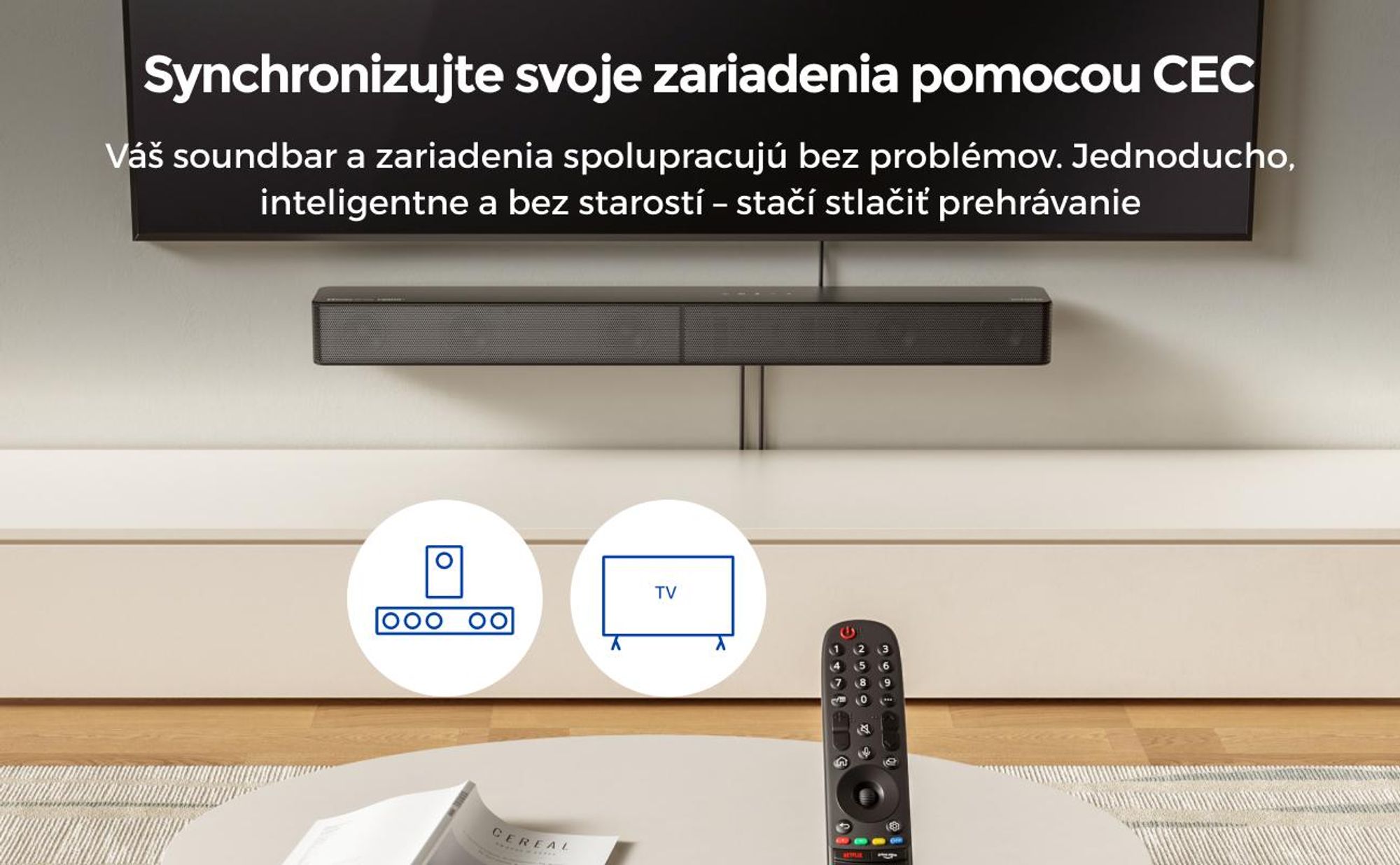 Soundbar ULTIMEA 5.1 Dolby Atmos, zvukový systém domáceho kina so subwooferom pre TV, výkon 300 W, nastaviteľné zosilnenie basov, ovládanie pomocou aplikácie, Bluetooth 5.4