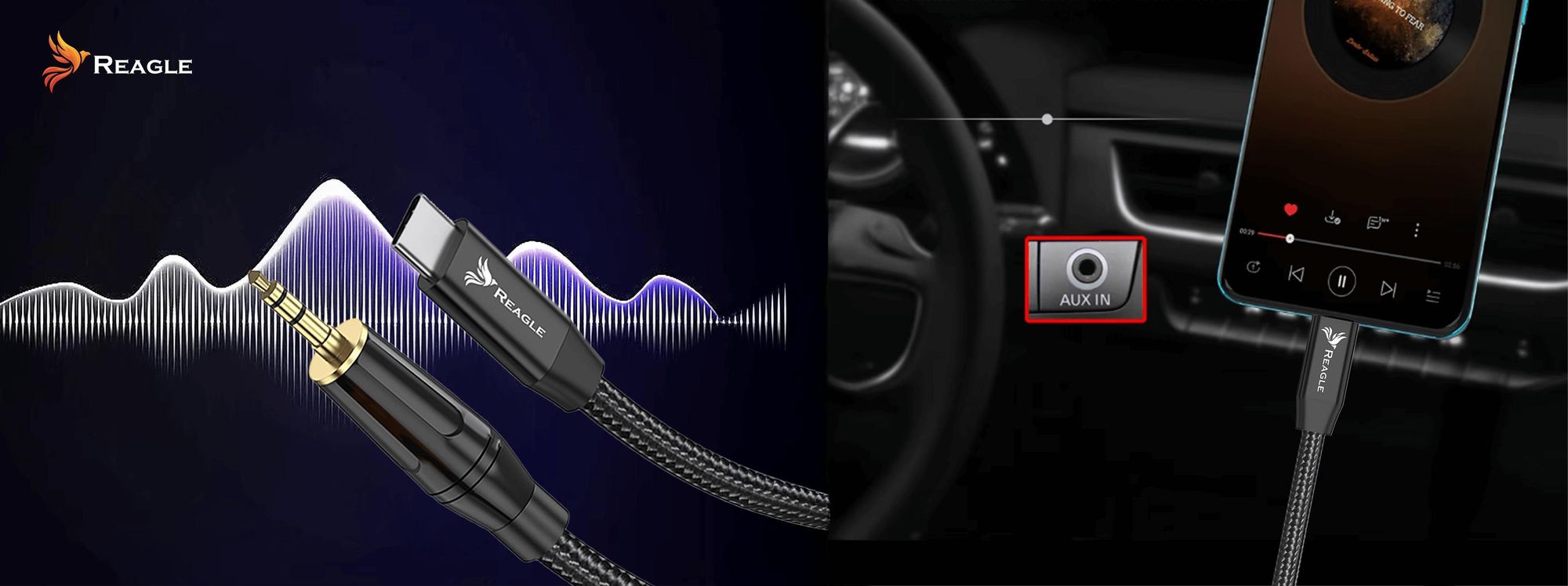 Usb C Aux Kabel Audio 3.5 Mm Klinkenkabel Dac Stereo Für Kopfhörer Audiokabel 2M