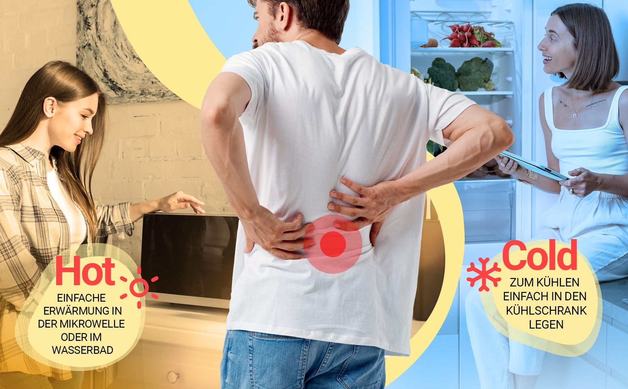 WASSERFELD® Moorkissen XXL für Mikrowelle | weicher Bezug |Hochwertiges Wärmekissen | Therapeutisches Moorkissen für Nacken, Schulter, Rücken & Bauch