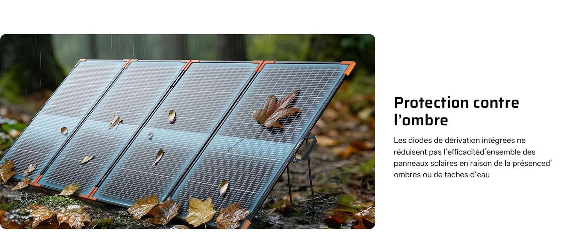 AFERIY Pannello Solare Pieghevole 400W Bifacciale IP67 per Power Station