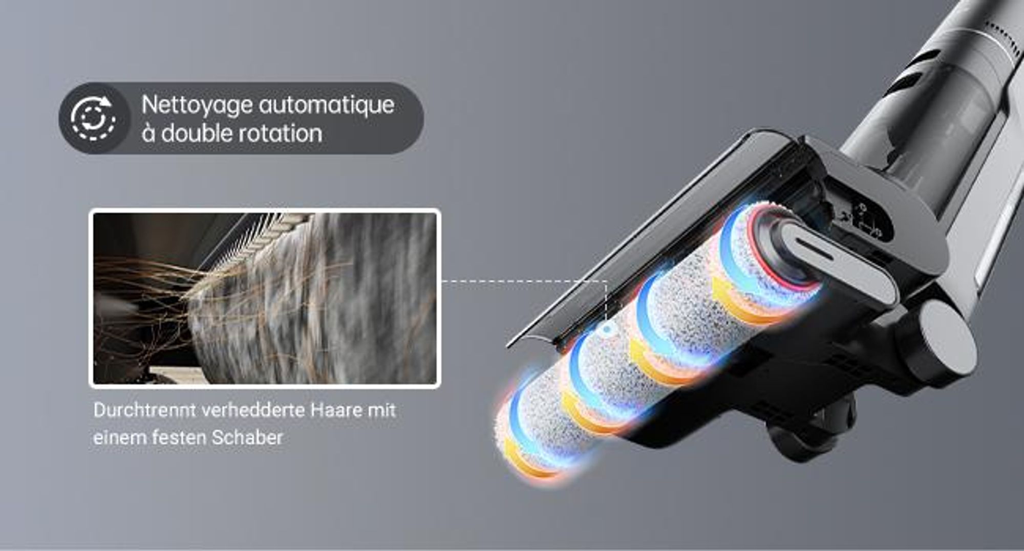 Dreame H12 Pro Ultra Nass-Trockensauger Selbstreinigungsfunktion,Schmutzerkennung,LED-Display,35min,900mL
