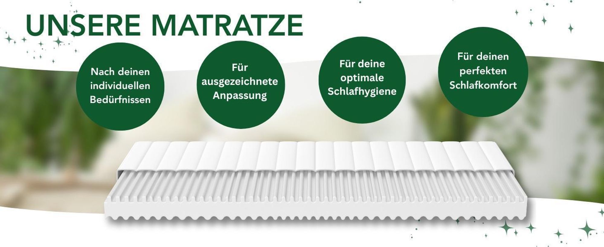 Ergonomische 7-Zonen Kaltschaummatratze | 120 x 200 cm | 17cm | H2 & H3 | DREAMSTAR Simple Flex