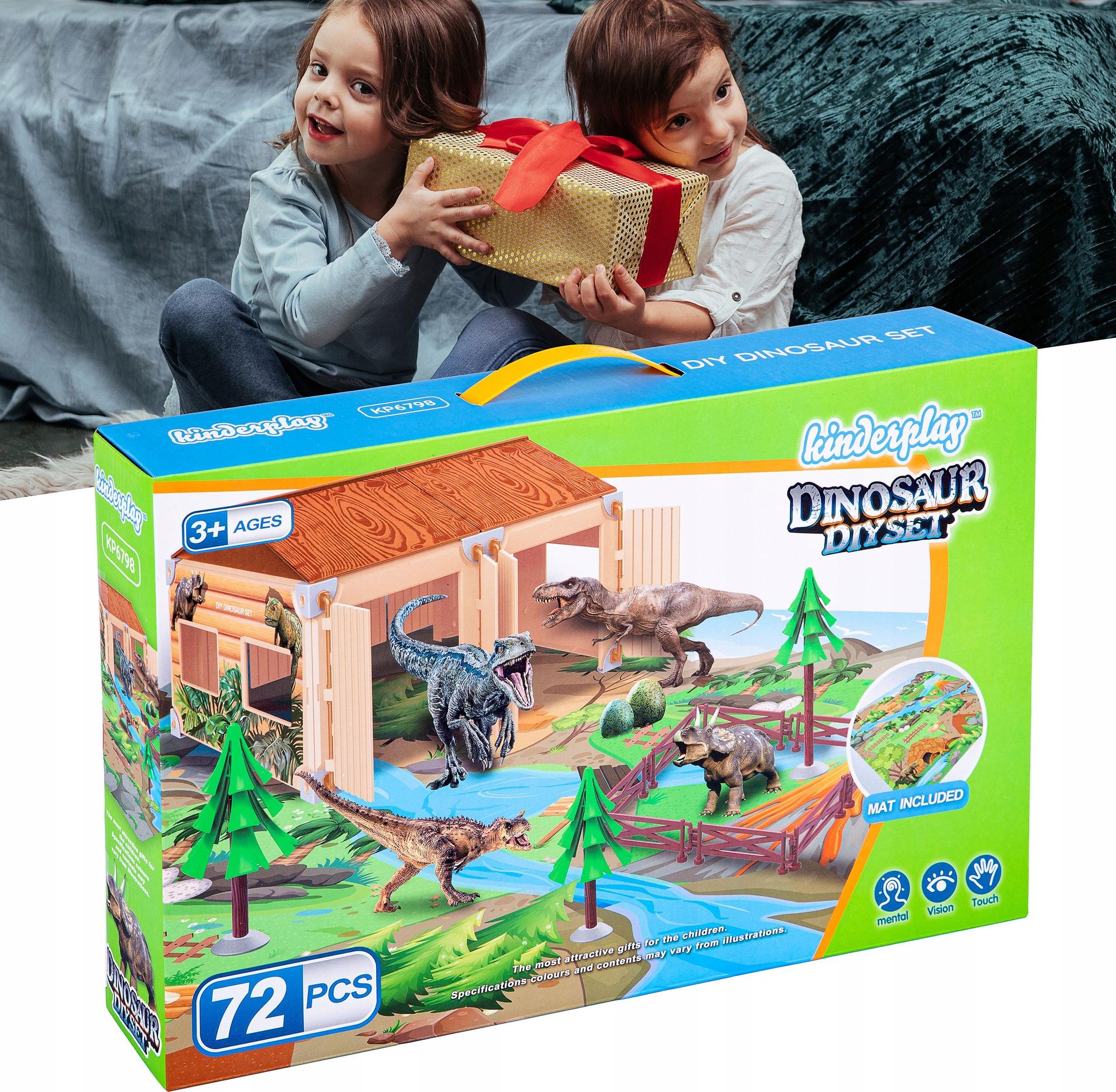 Dinosaurier Spielset Verpackung