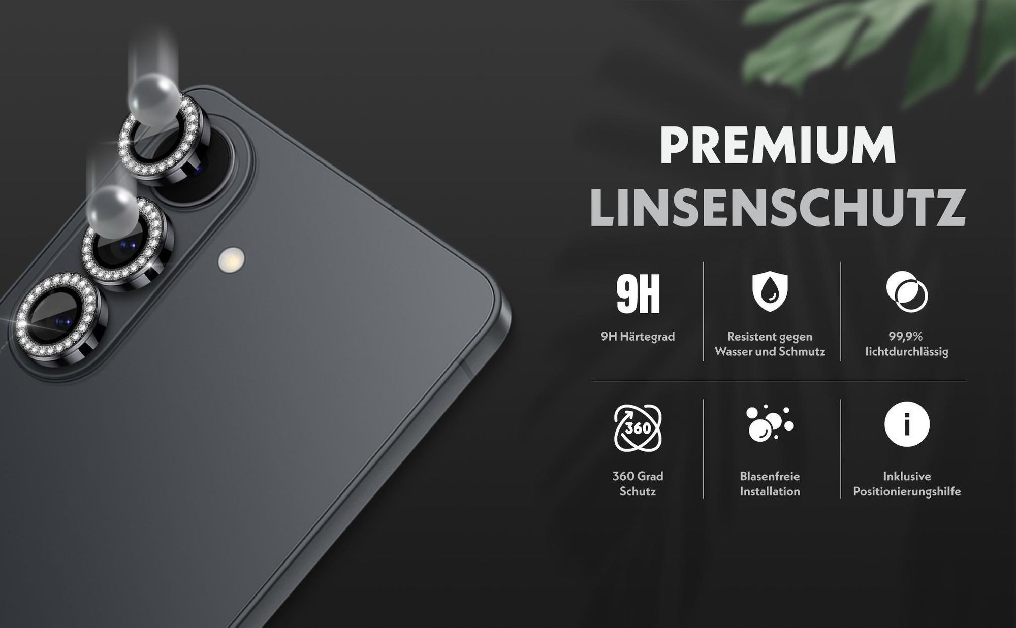 Linsenschutz einzeln für Samsung Galaxy S26 in vielen Farben