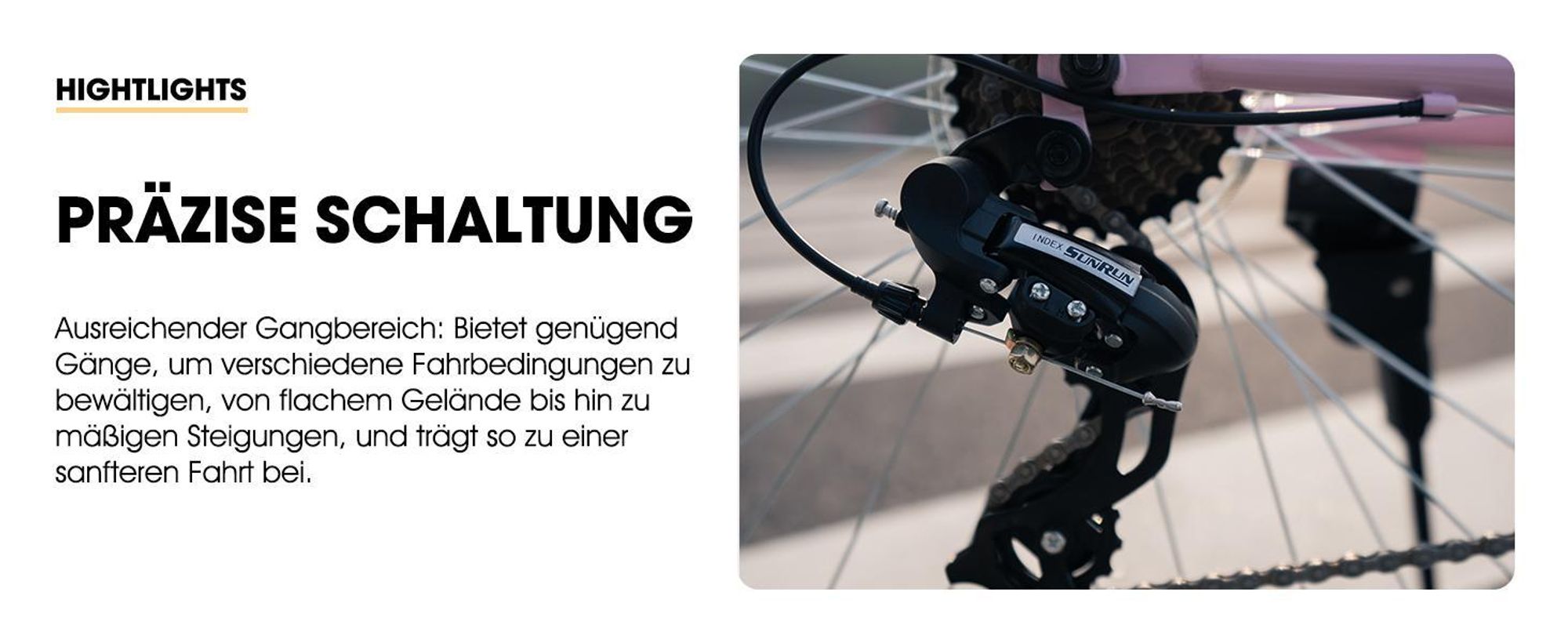 Hiland 26 Zoll Cityräder für Erwachsene, Step-Through Rahmen Damenfahrrad mit Gepäckträger und Korb, Herren und Damen 7 Gang City-Pendlerfahrrad