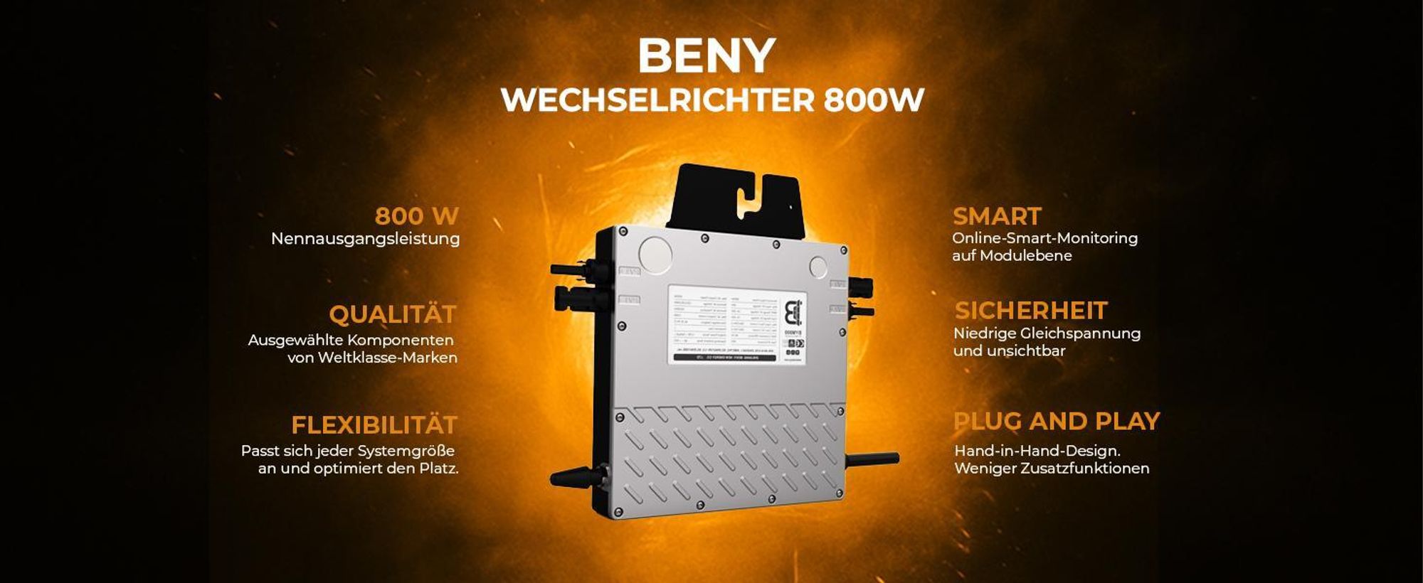 Beny mikrowechselrichter 800W