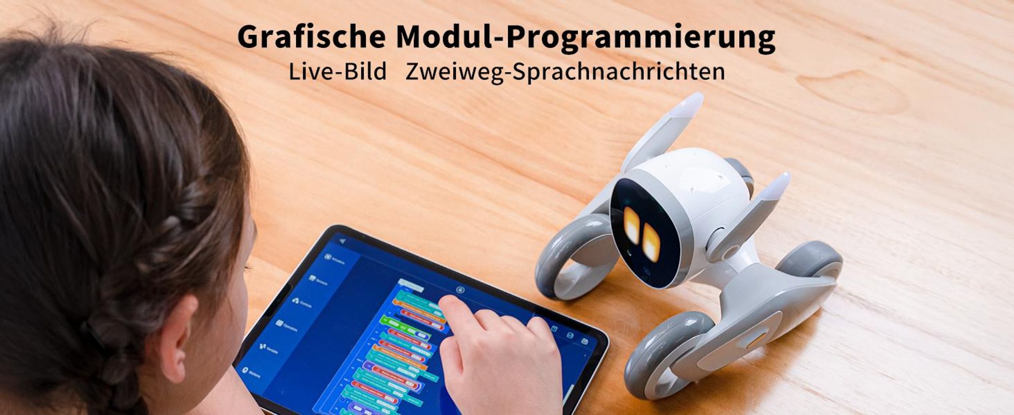 Loona Petbot – Interaktives Roboter-Haustier mit KI – Mehrsprachiges und lehrreiches Spielzeug – Mit Ladestation