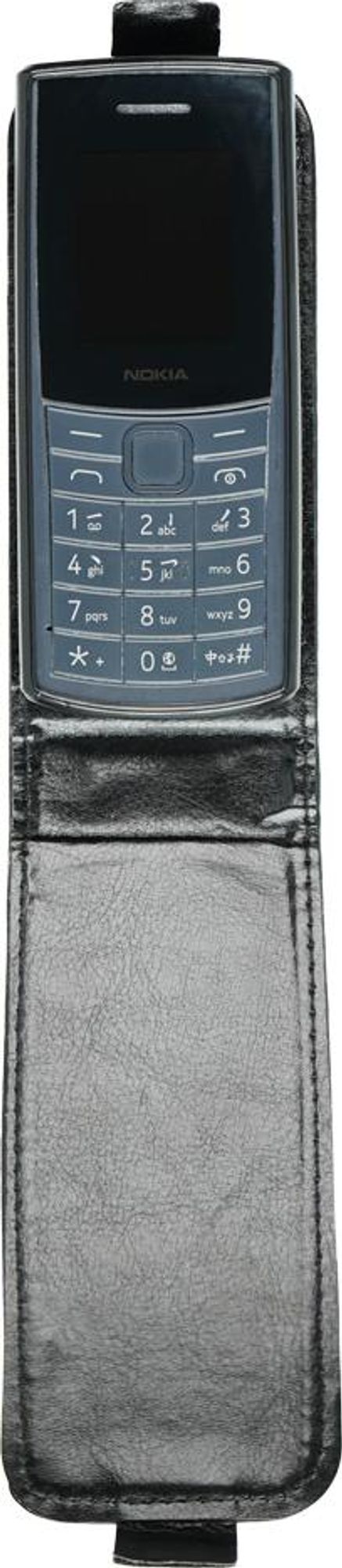 caseroxx Schutz Tasche Hülle Flip Cover kompatibel mit Nokia 105/110 4G (2023, 2024), 105/110 4G (2nd Edition), Smartphone Tasche Flip Cover in schwarz Bild 4