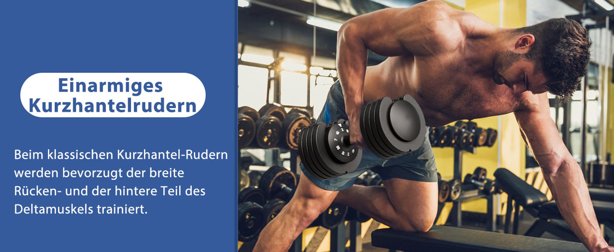 DH Fitlife Verstellbare Hanteln 12kg x 2, Platzsparende Kurzhanteln mit 5 Gewichtsstufen (2-12kg), 2er Set für Fitness und Körpertraining