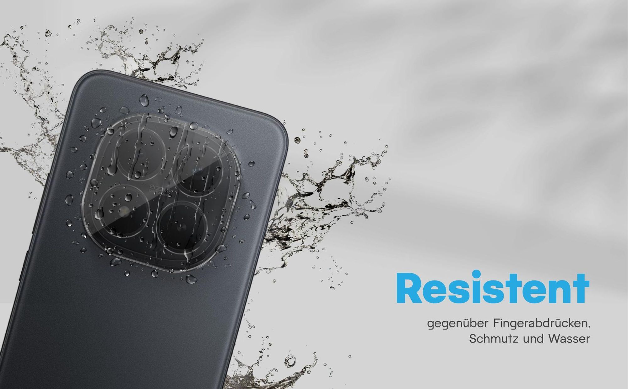 Zweierpack Kameragläser für Xiaomi Redmi Note 15 Pro+ 5G - Resistent gegen Fingerabdrücke