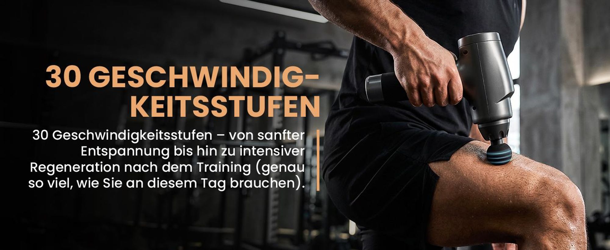 Massagepistole Massage Gun 1Köpfe Nacken Schulter Rücken Körper Drucksensor Muskelmassage
