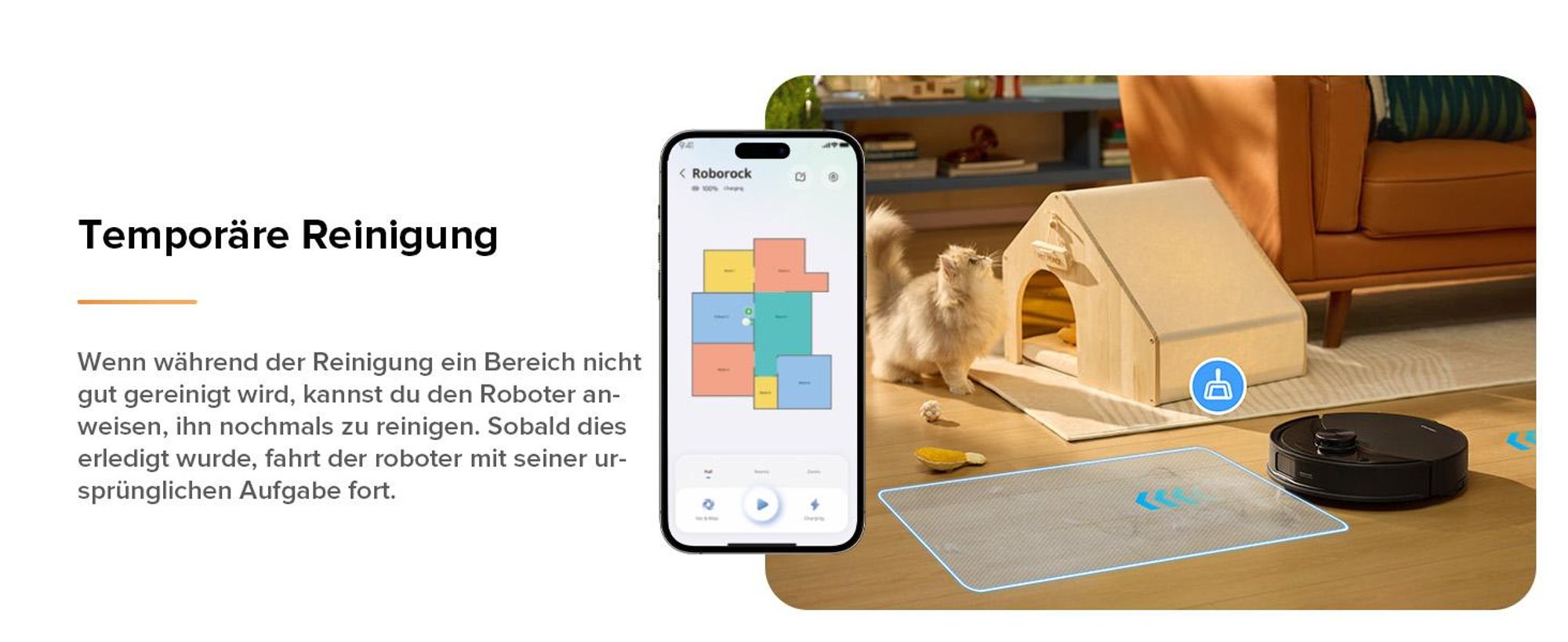 Roborock Q10 S5 Saugroboter mit Wischfunktion,10.000 Pa Staubsauger Roboter, Dual Anti-Tangle System, Auto Lifting Mopping, Ideal für Tierhaare,Schwaz