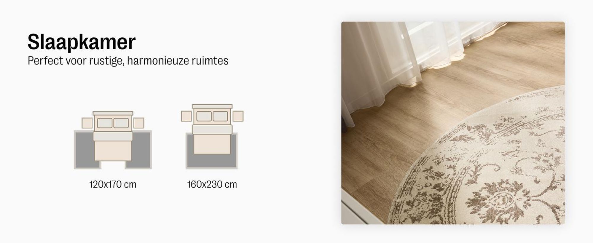 benuta Vintage tapijt voor de woonkamer Suki Crème/Rood 200x300 cm Woonkamer tapijt Slaapkamer zacht oosters Rechthoekig