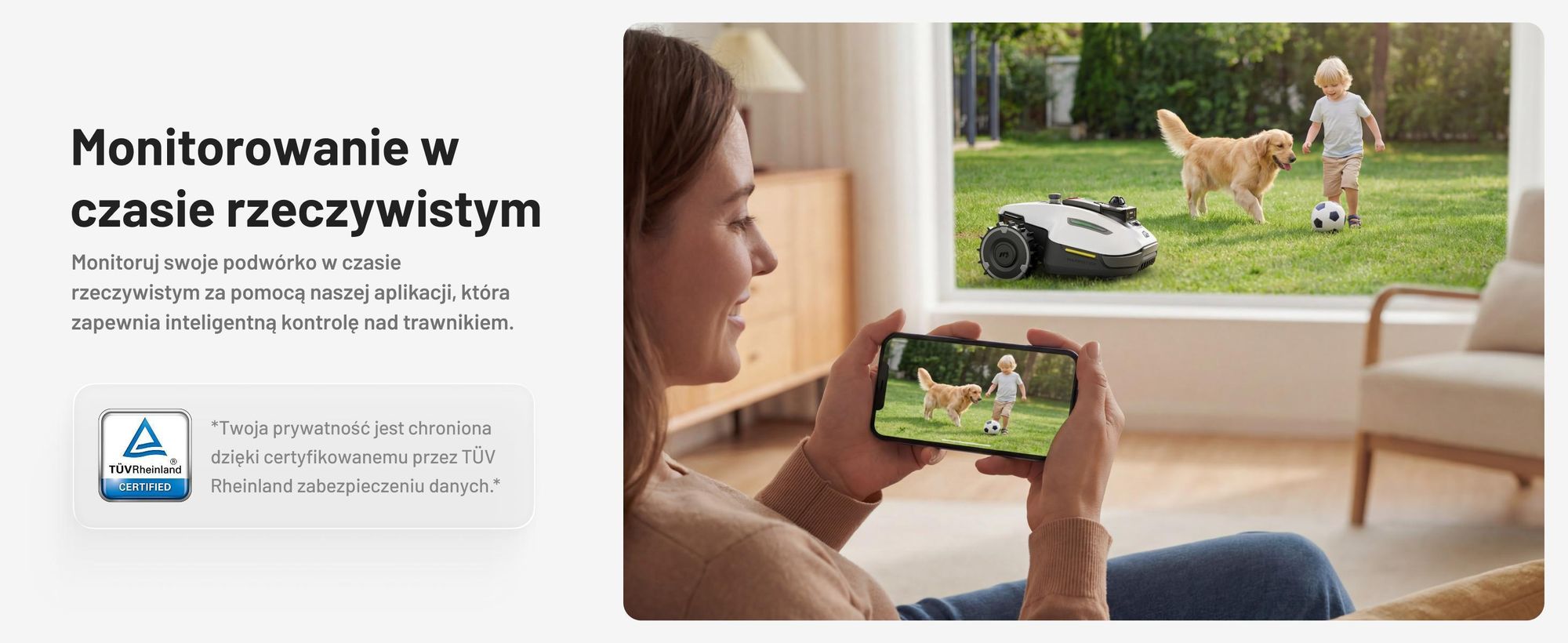 Robotická kosačka Mammotion YUKA Mini 2 1000 s garážou a umývacím stojanom, do 1000 m², DropMow, auto mapovanie, kosenie okrajov, APP