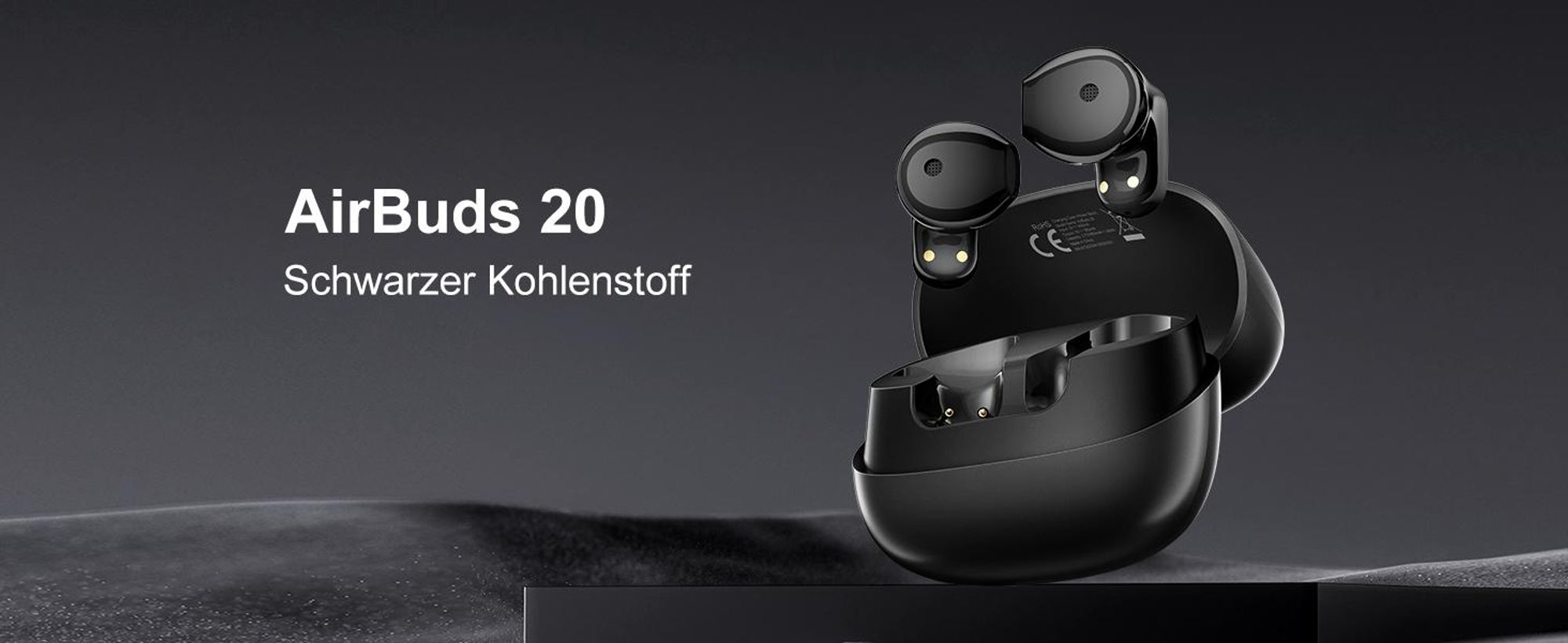 Blackview AirBuds 20 Kabellos In Ear Kopfhörer, Bluetooth 5.0/5.4, DNS Noise Cancelling, 10 Minuten aufladen 60 Minuten, IPX4, fur Android und lOS