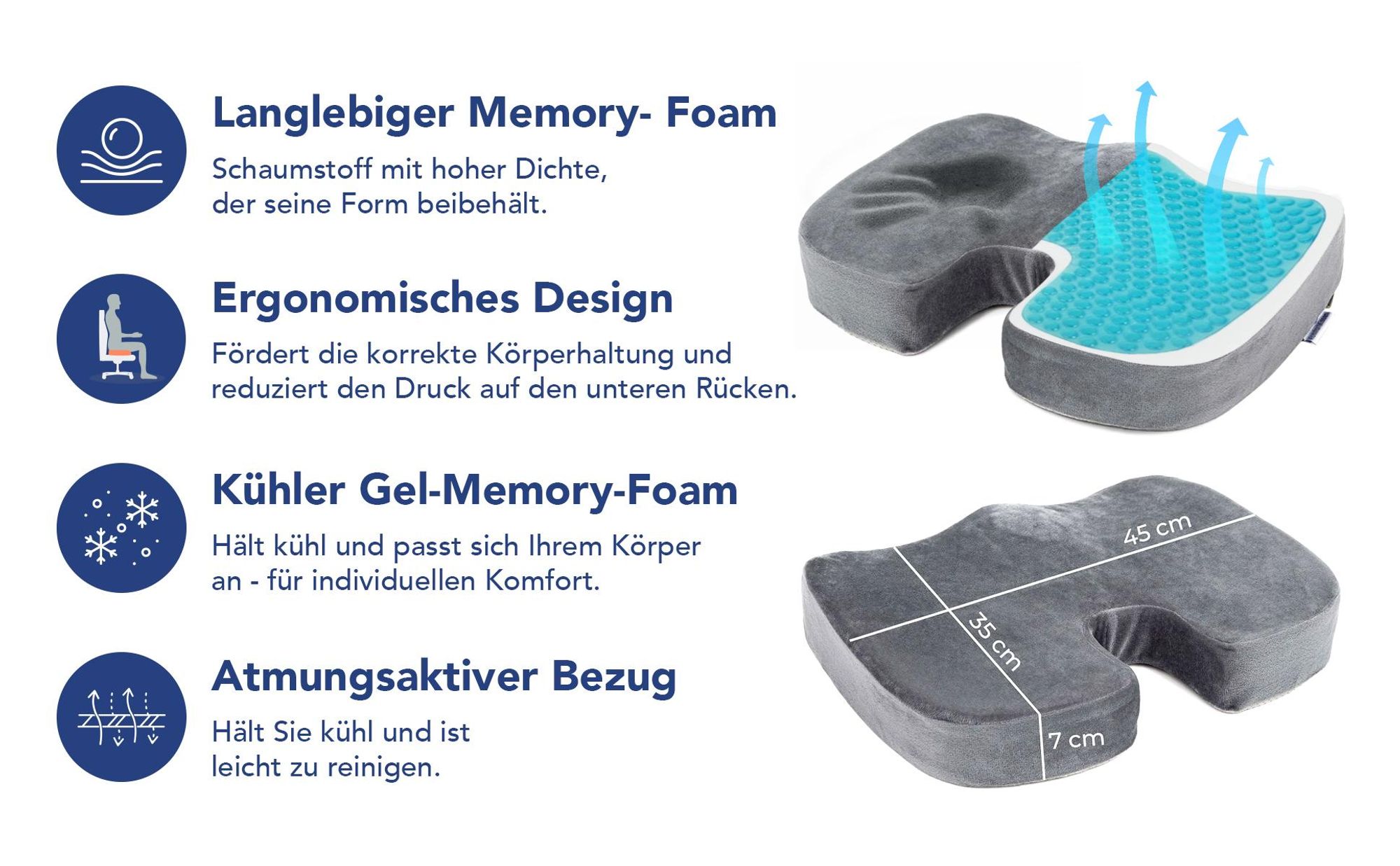 Sitzkissen orthopädisch