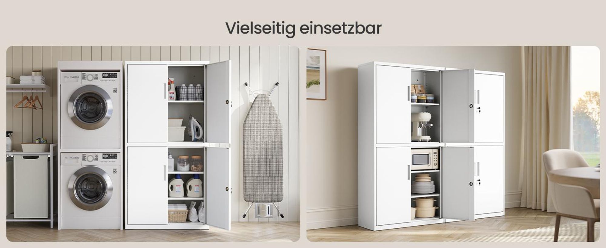 SONGMICS Aktenschrank, Mehrzweckschrank, Büroschrank, 40 x 80 x 180 cm, verstellbare Ablagen