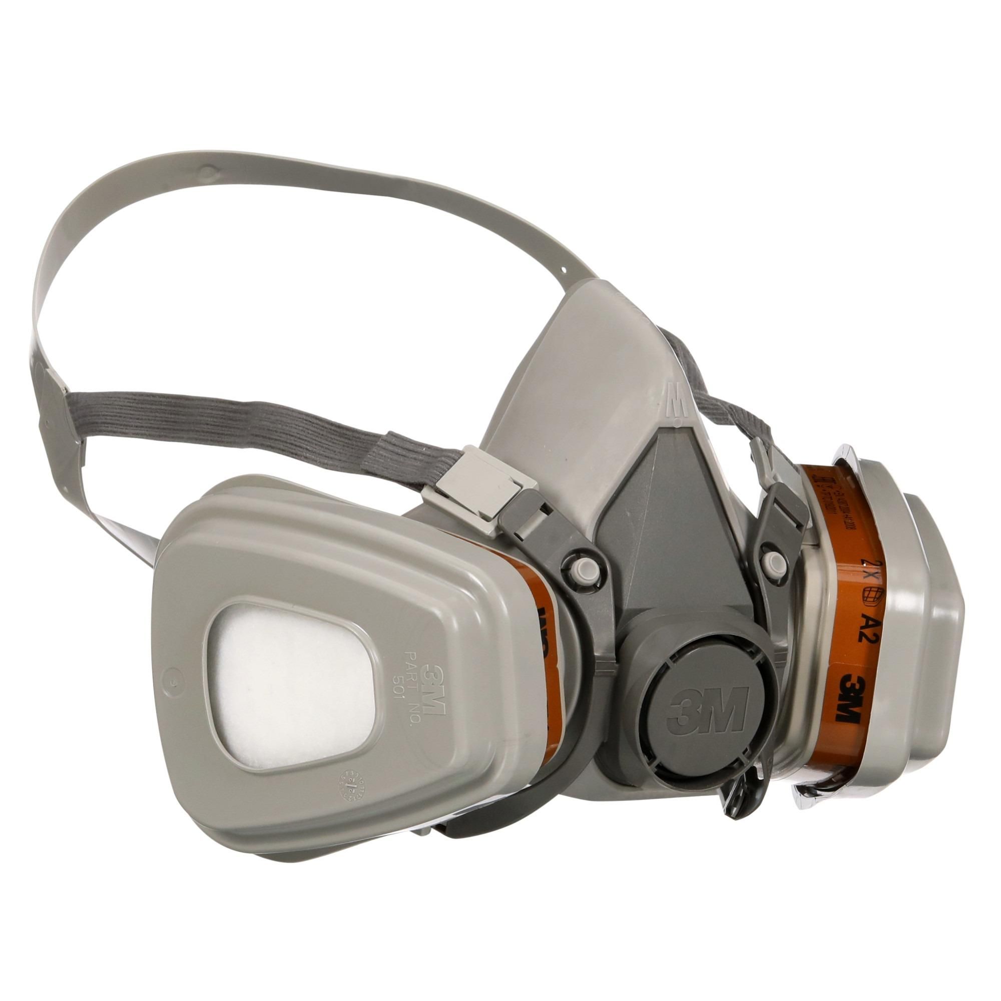 3M™ Atemschutzmaske 6002KIT - Masken mit austauschbaren Filtern - Organische Dämpfe A2P2 - Hygiene