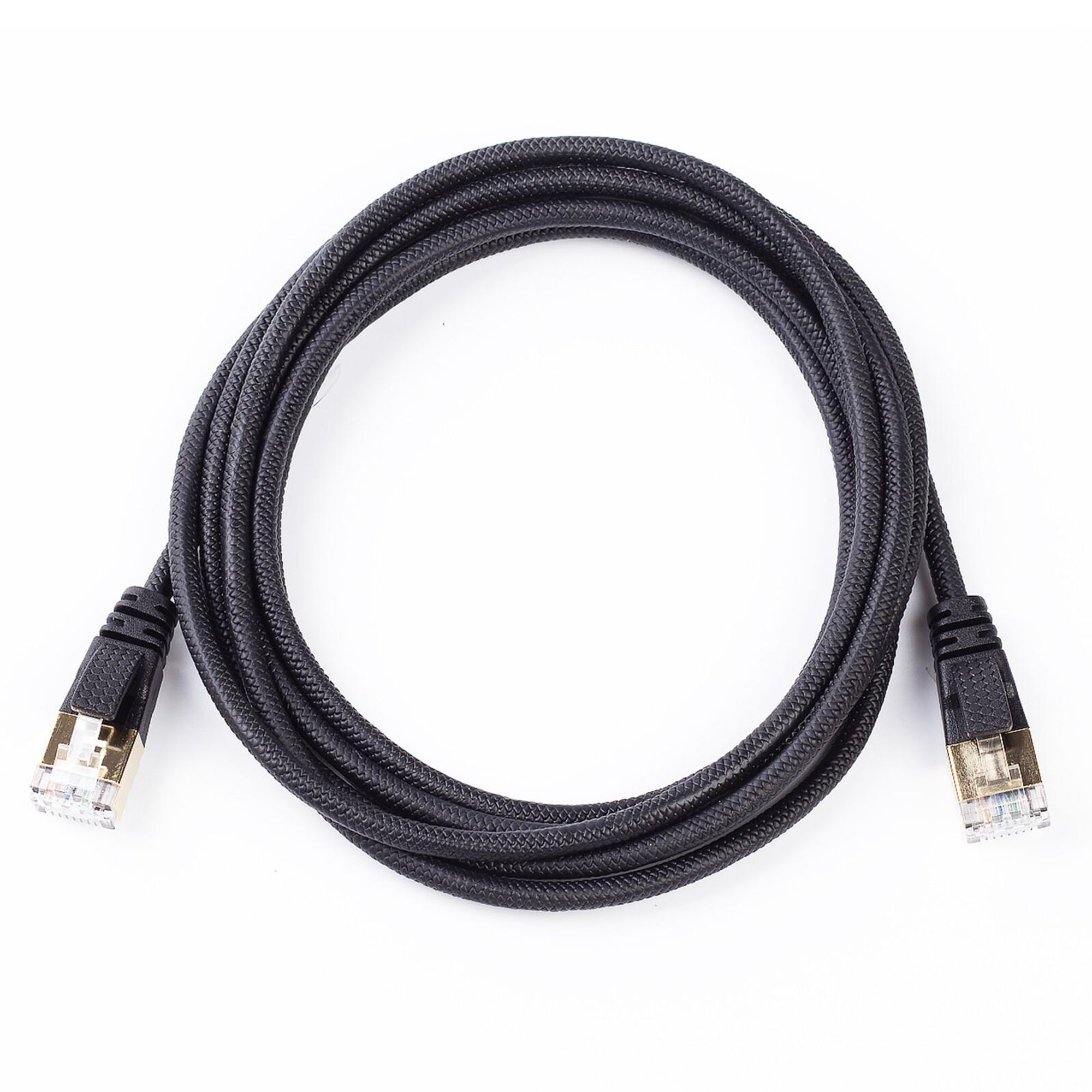 Patchkabel Slim 0,5m CAT6 RJ45 Netzwerkkabel LAN Kabel dünn schmal weiß