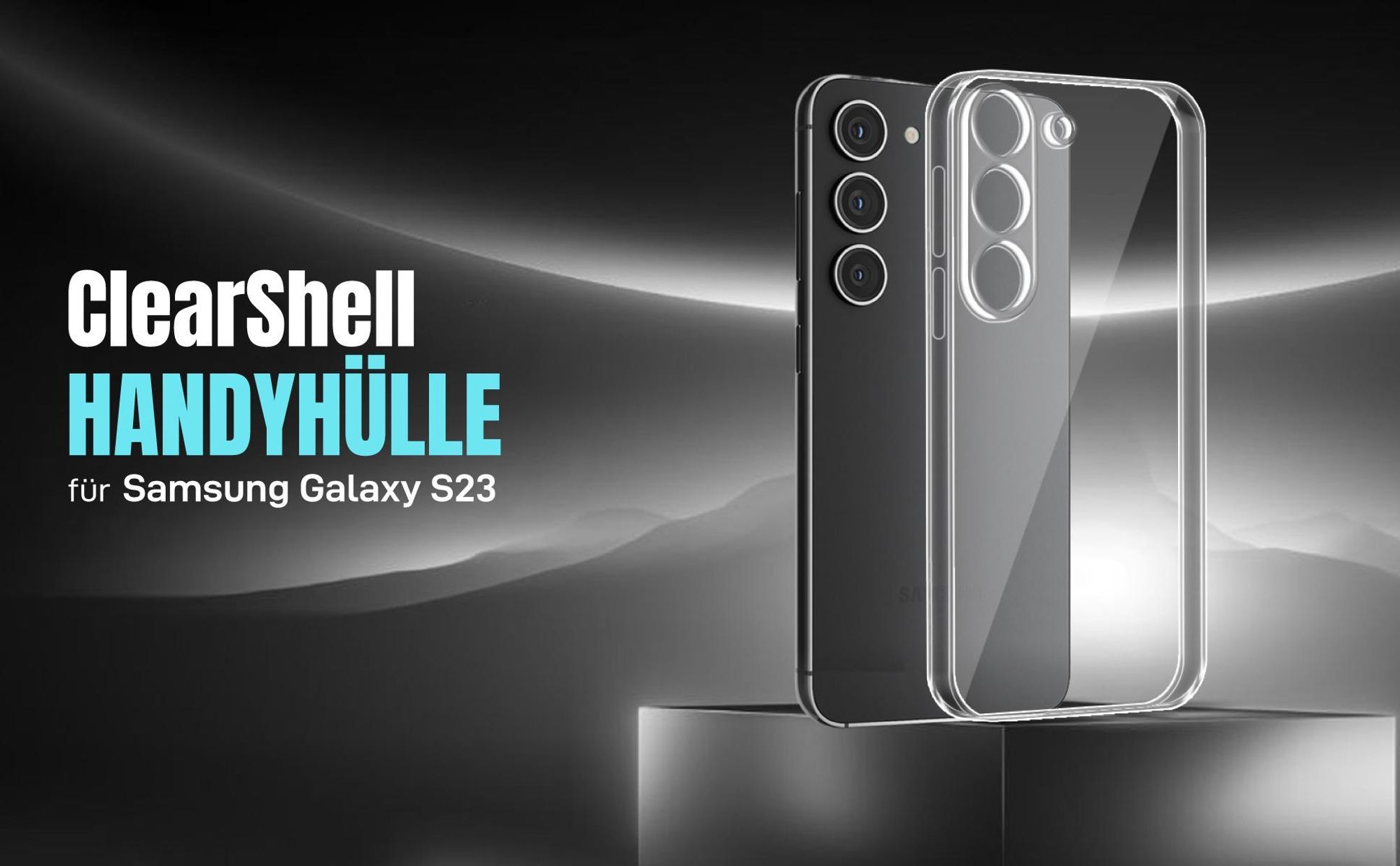 Transparente TPU Handyhülle mit optimiertem Schutz für Samsung Galaxy S23