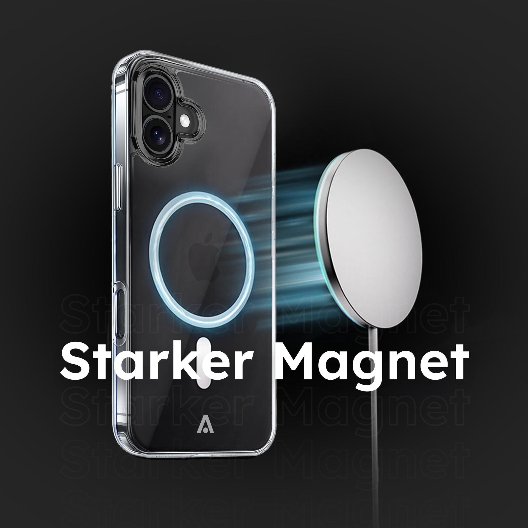 alkaya. LUCID kompatibel mit MagSafe iPhone 16 Plus Schutzhülle, Handyhülle, Silikonhülle - Transparent