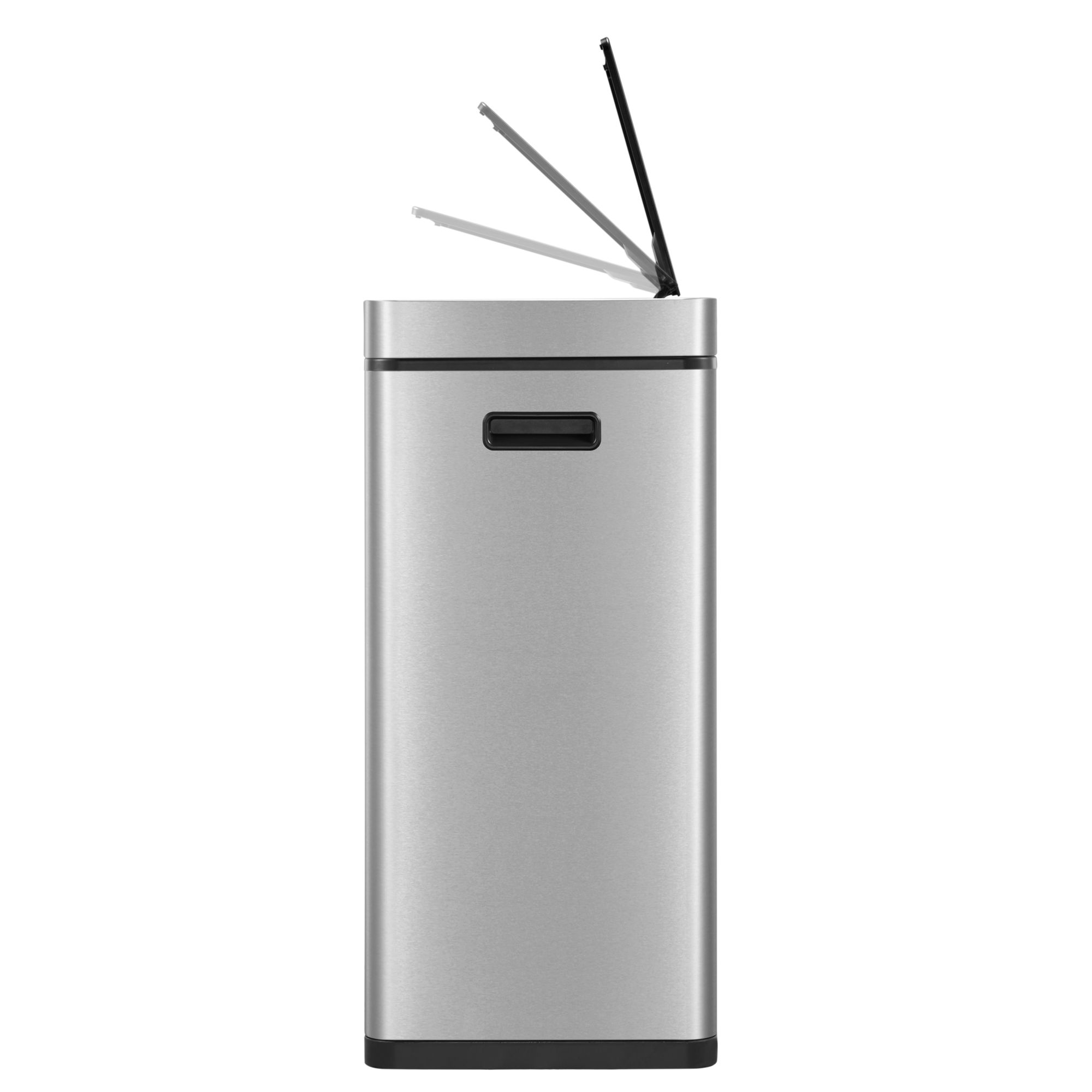 EKO - Mirage Plus Sensor Recycler Abfalleimer 30+30 Liter - Stainless steel Plastic  - Matt Edelstahl