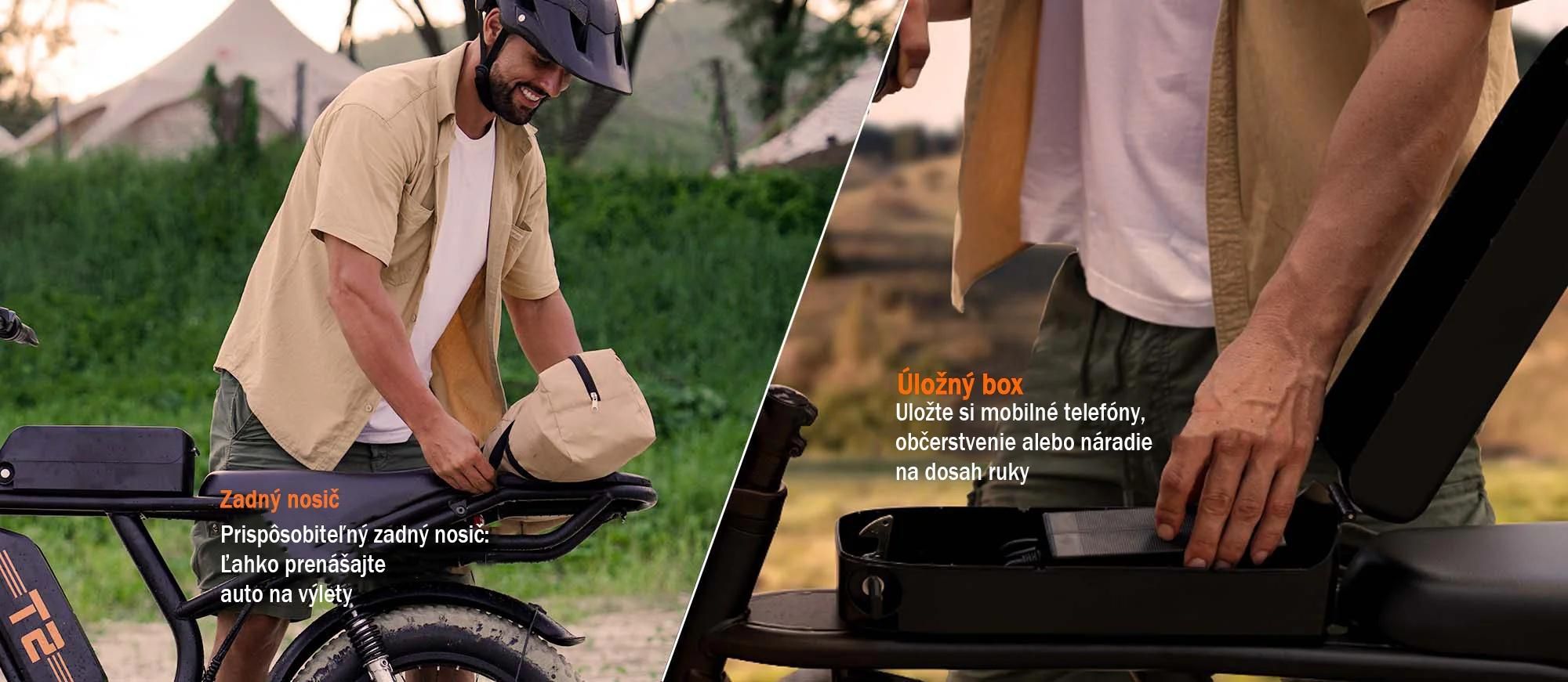 URLIFE T2 Elektrický Bicykel - Motor 250W Batéria 48V 15.6Ah Kotúčové brzdy Asistent pedálov - Čierna