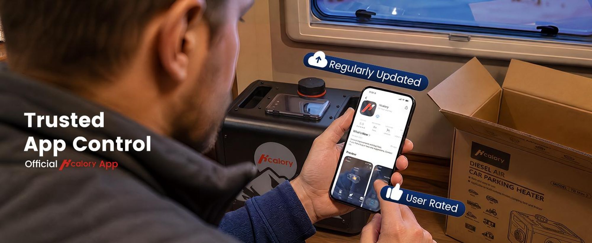 TB MAX 2 Diesel Luftheizung 8KW, 7,9L All-in-One Standheizung mit APP-Steuerung, drahtloser Temperaturmessung & Höhenmodus, EU-Stecker