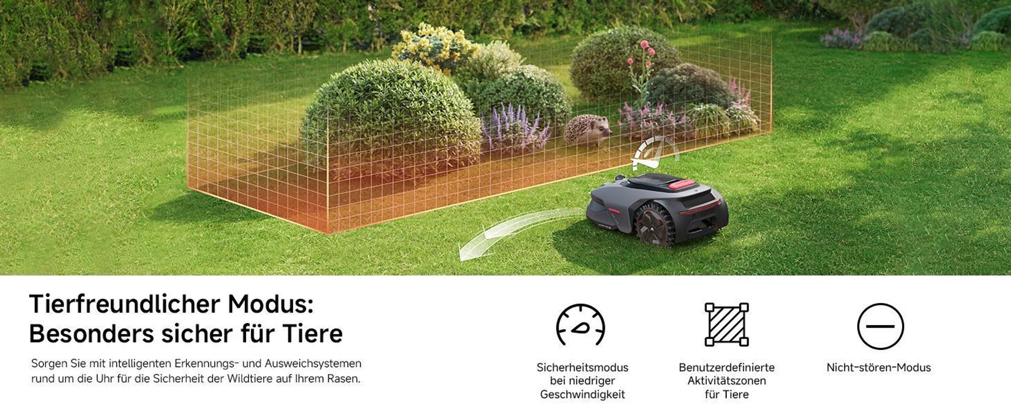 MOVA LiDAX Ultra 1200 (inkl. Garage) – RTK Mähroboter bis 1200㎡, 3D-LiDAR & AI Vision, Präzise Navigation, 5 cm Kantenschnitt