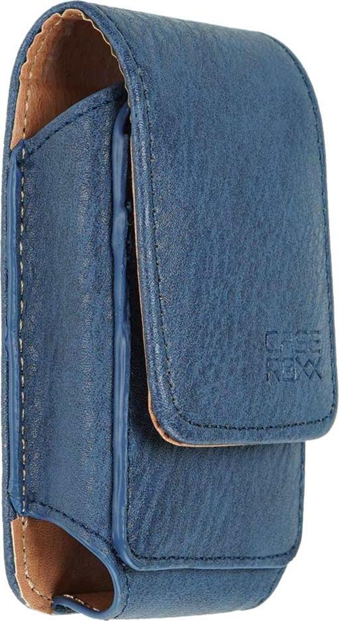 caseroxx Handy-Tasche für Senioren Mobiltelefone von diversen Herstellern - Doro - Nokia - Emporia - Beafon - SPC - etc. mit Gürtelschlaufe in verschiedenen Farben blau Bild 3