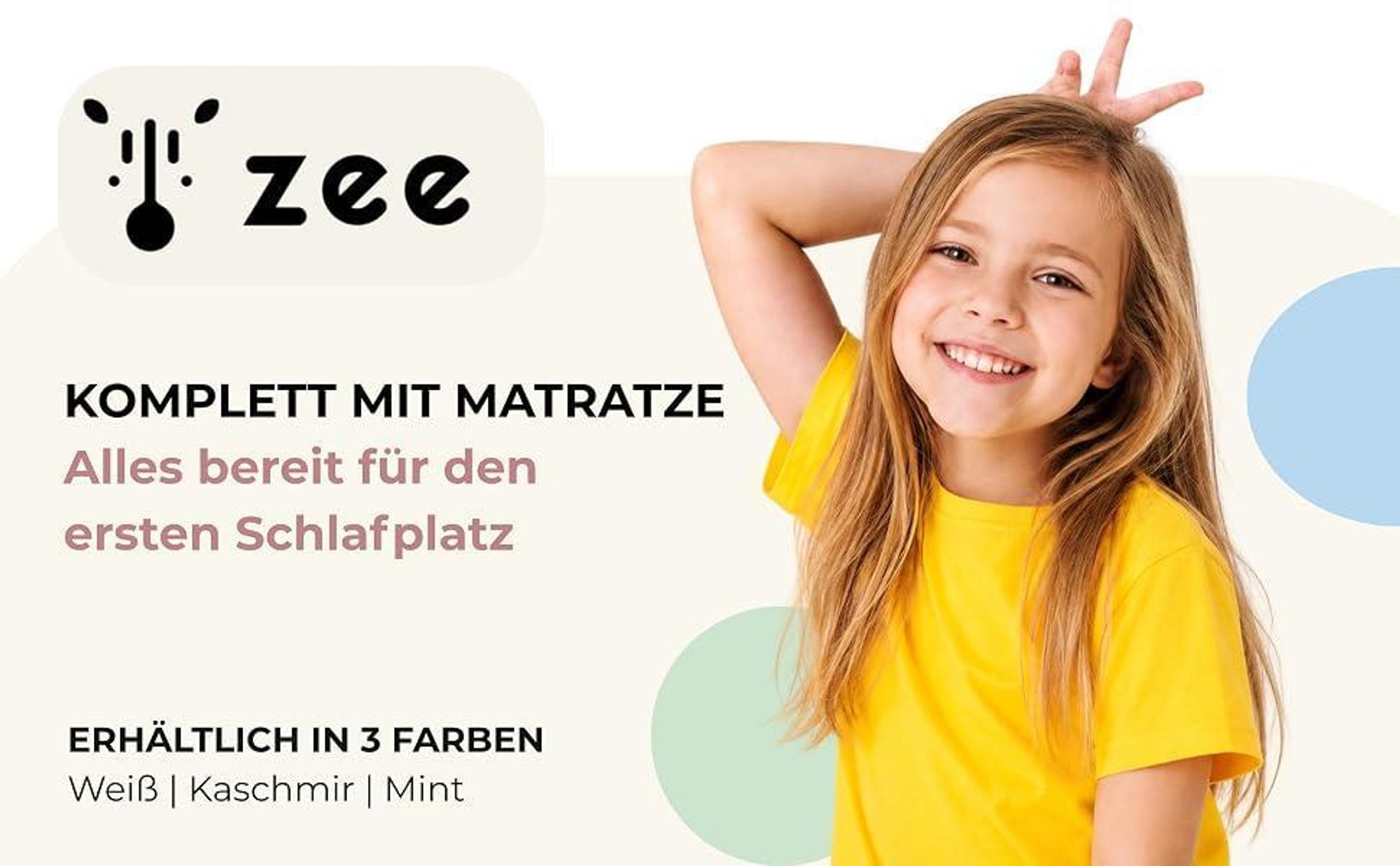 ZEE BAMBI Kaschmir Babybett 120x60 cm 2in1 mit Matratze, Schublade & Schutzbarriere Klassisches Gitterbett 3-Fach Höhenverstellbar Kinderbett