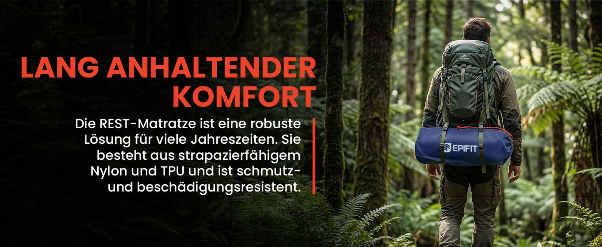 Isomatte Luftmatratze Doppel Selbstaufblare Zweiermatte für Wandern Strand