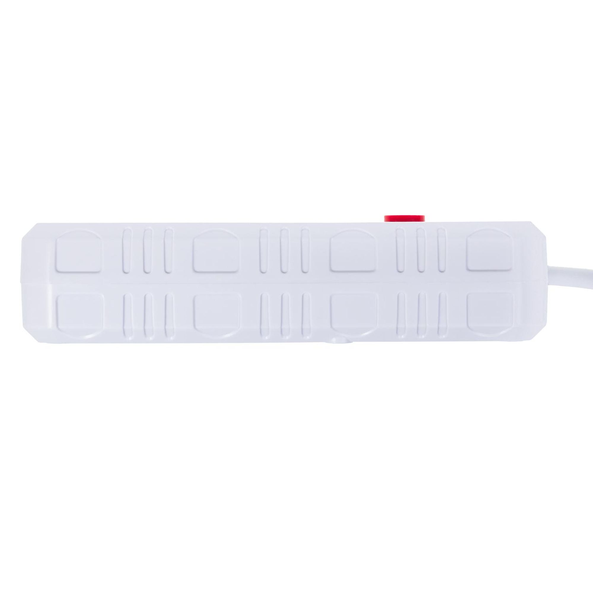 Maclean Steckdosenleiste 4-Steckdosen-Verlängerungskabel + 3xUSB 110-240V AC 50/60Hz 2.1A max 2500W 3m weiß MCE393 W
