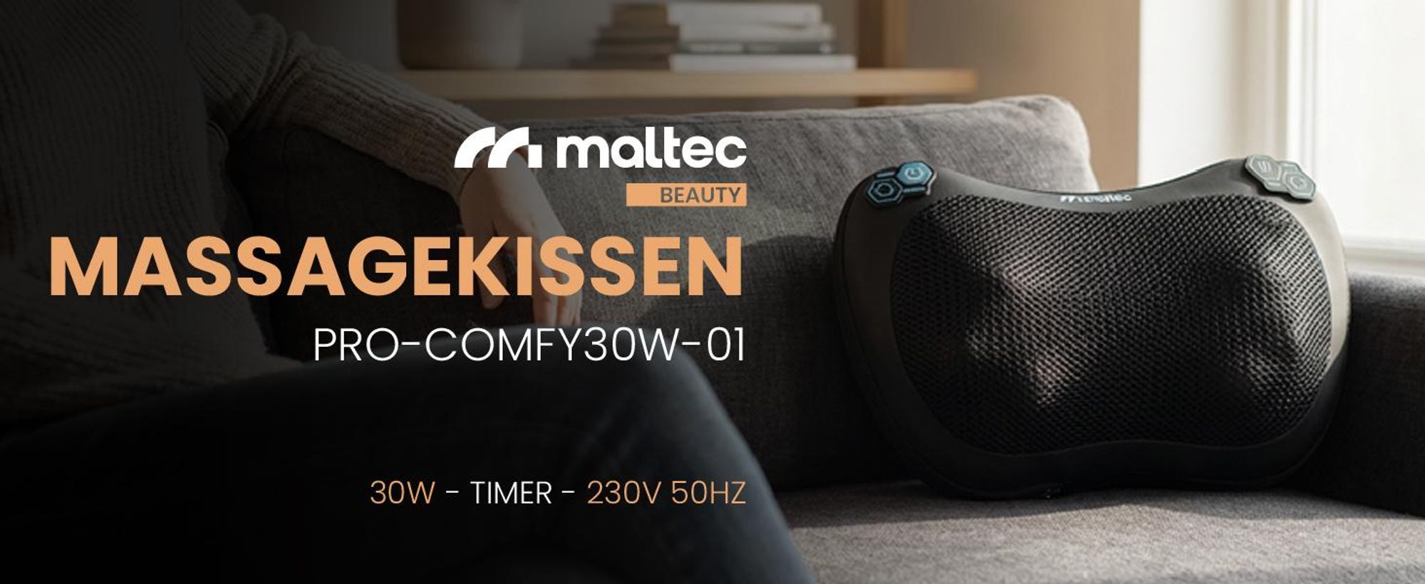 Massagekissen Rücken Nacken Körper Shiatsu wärmende Rückenmassagegerät für Büro Auto