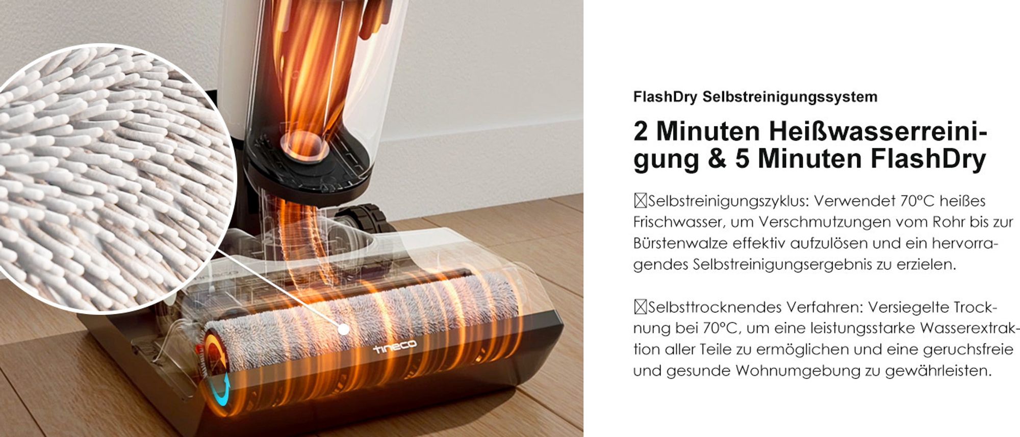 FlashDry Selbstreinigungssystem