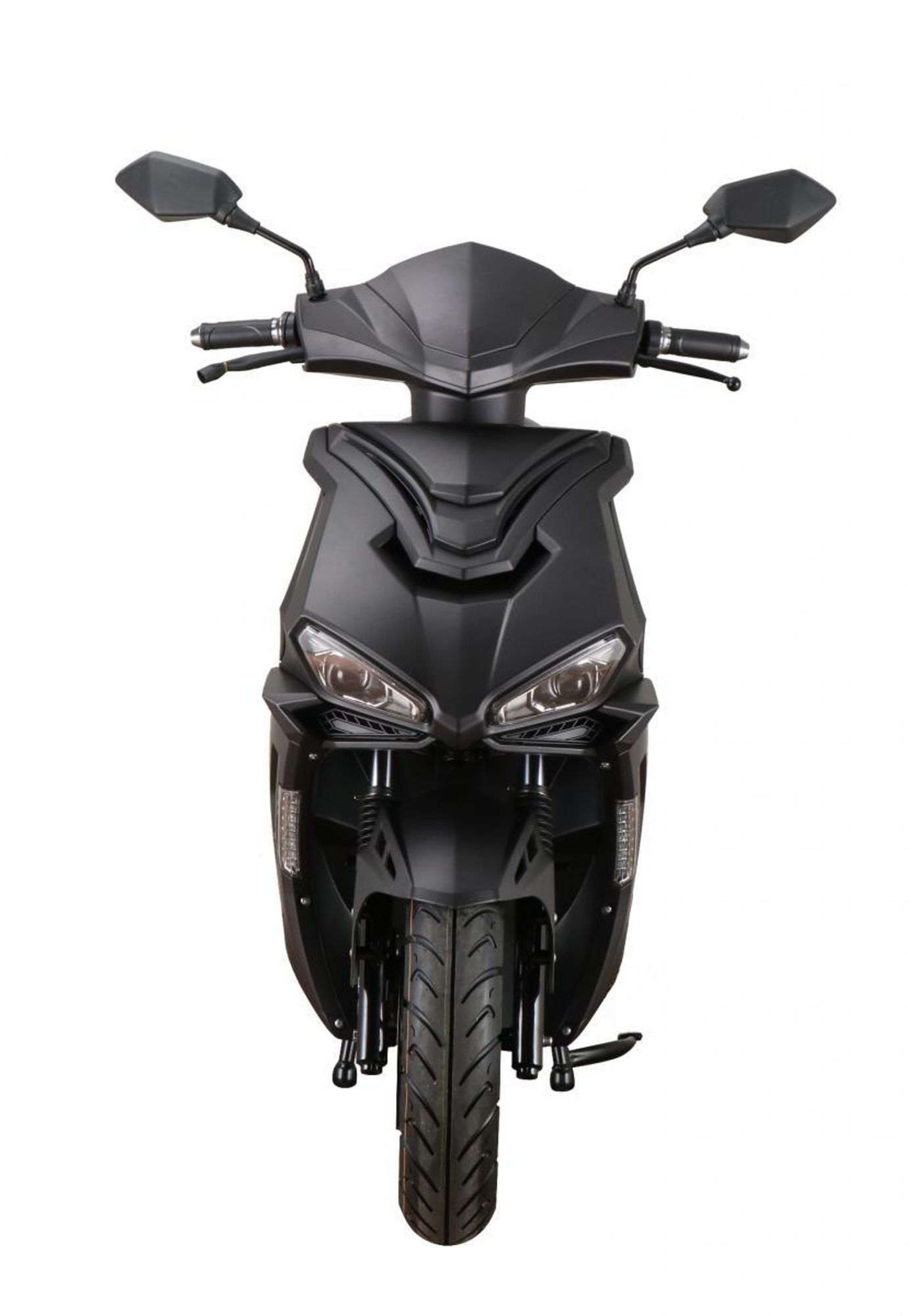 Motorroller Striker 50ccm 25 km/h Euro 5, LED - mattschwarz GT Union